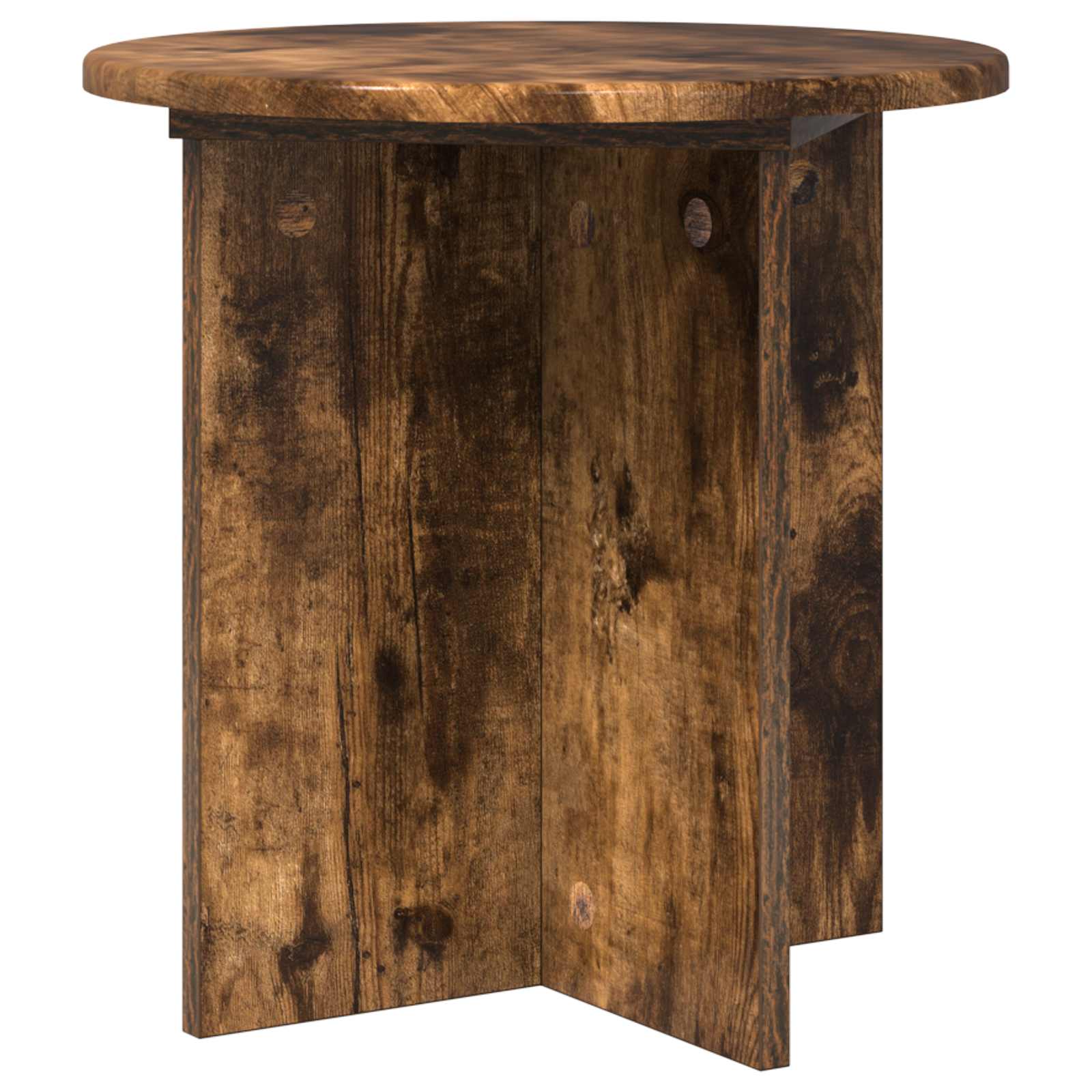 Növényállvány 2 pcs füstös tölgy 40 x 40 x 40 cm szerelt fa