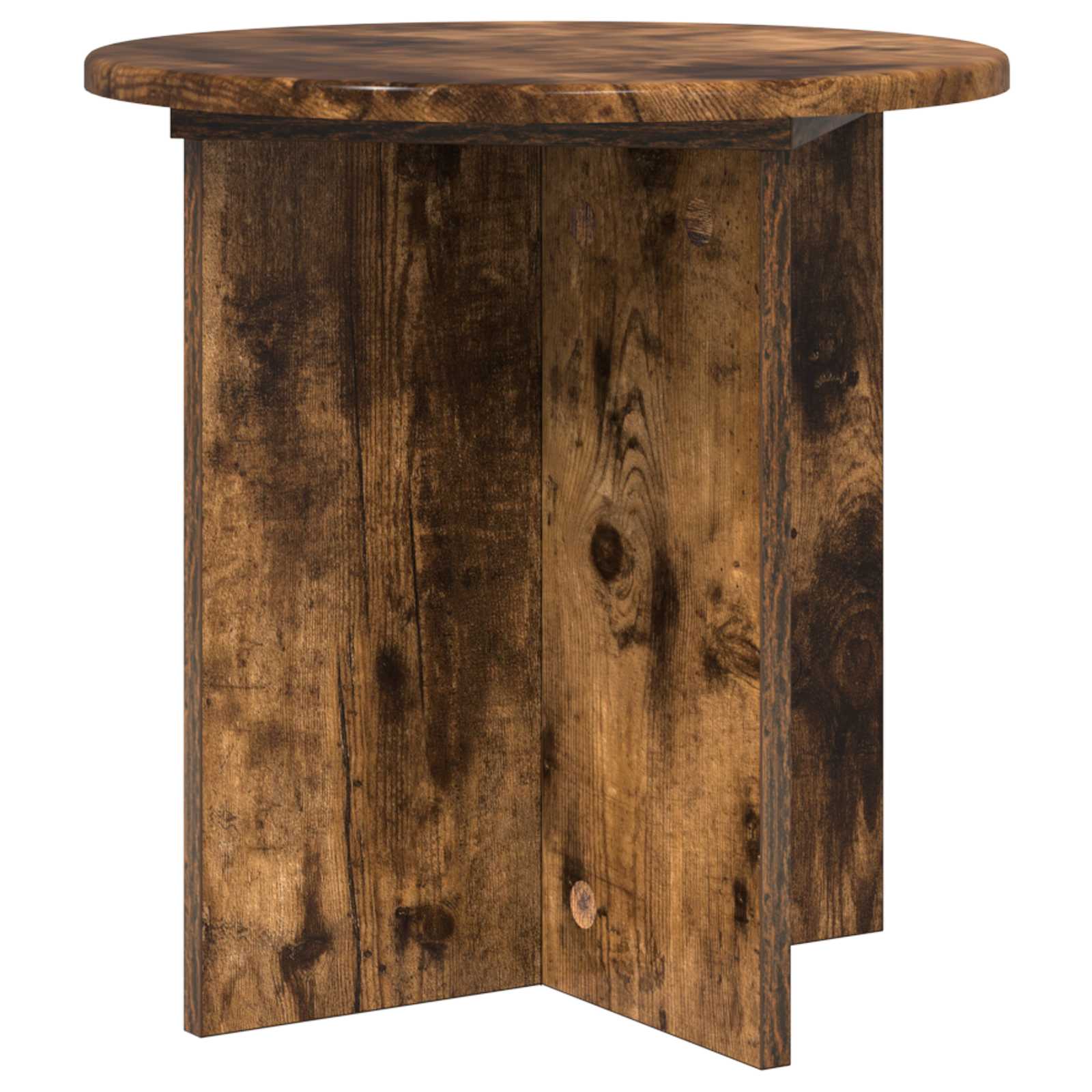 Növényállvány 2 pcs füstös tölgy 40 x 40 x 40 cm szerelt fa