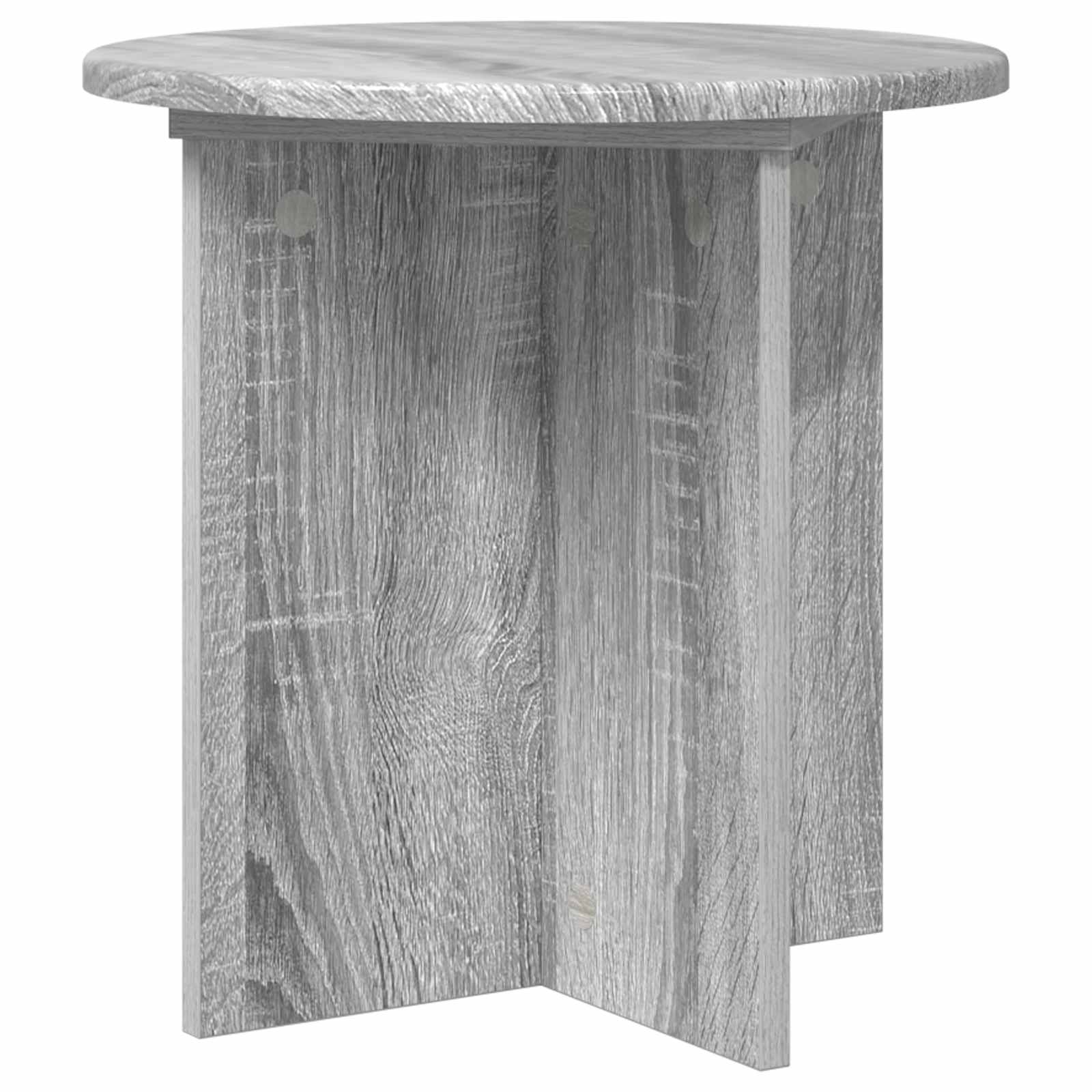 Növényállvány 2 pcs szürke sonoma 40 x 40 x 40 cm szerelt fa