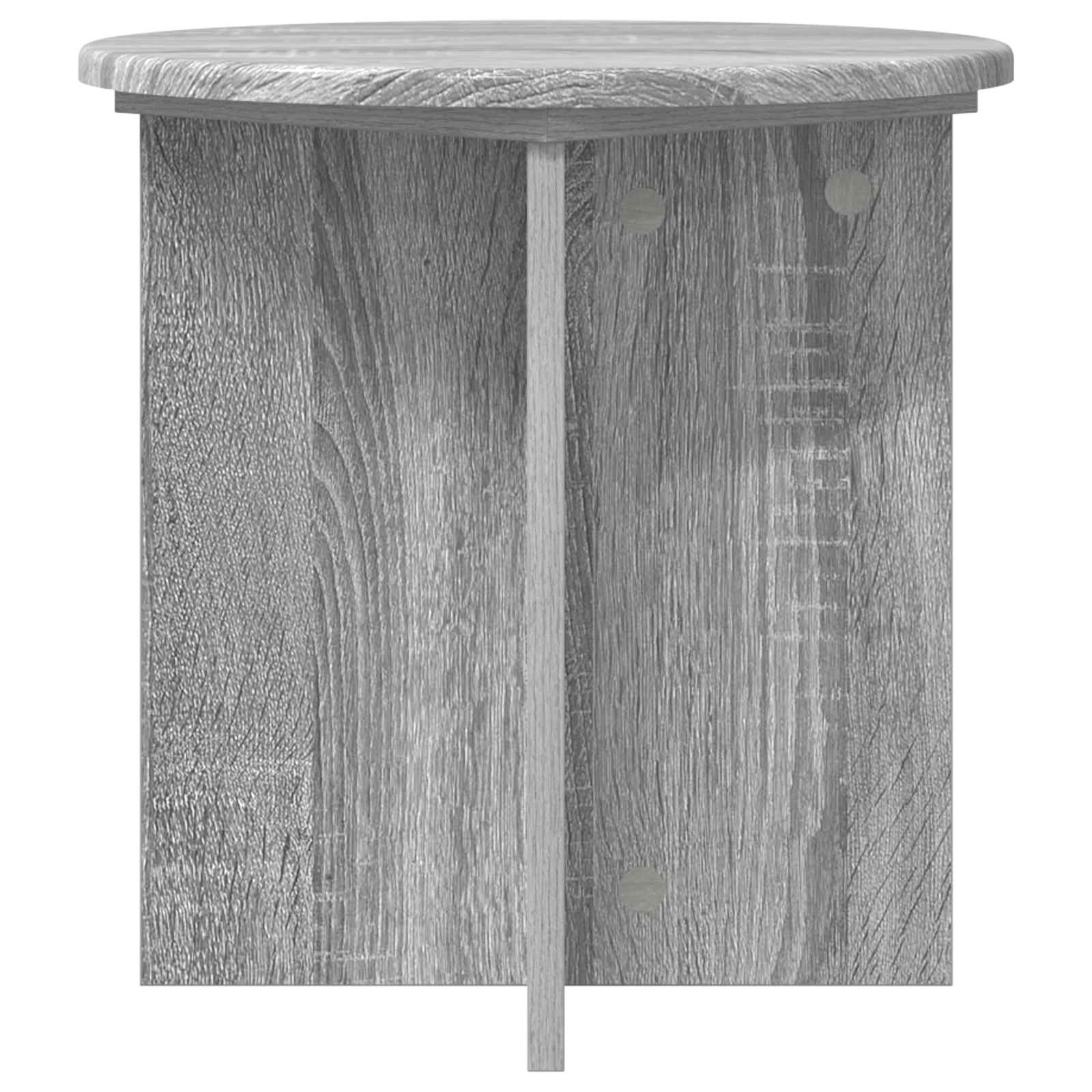 Növényállvány 2 pcs szürke sonoma 40 x 40 x 40 cm szerelt fa