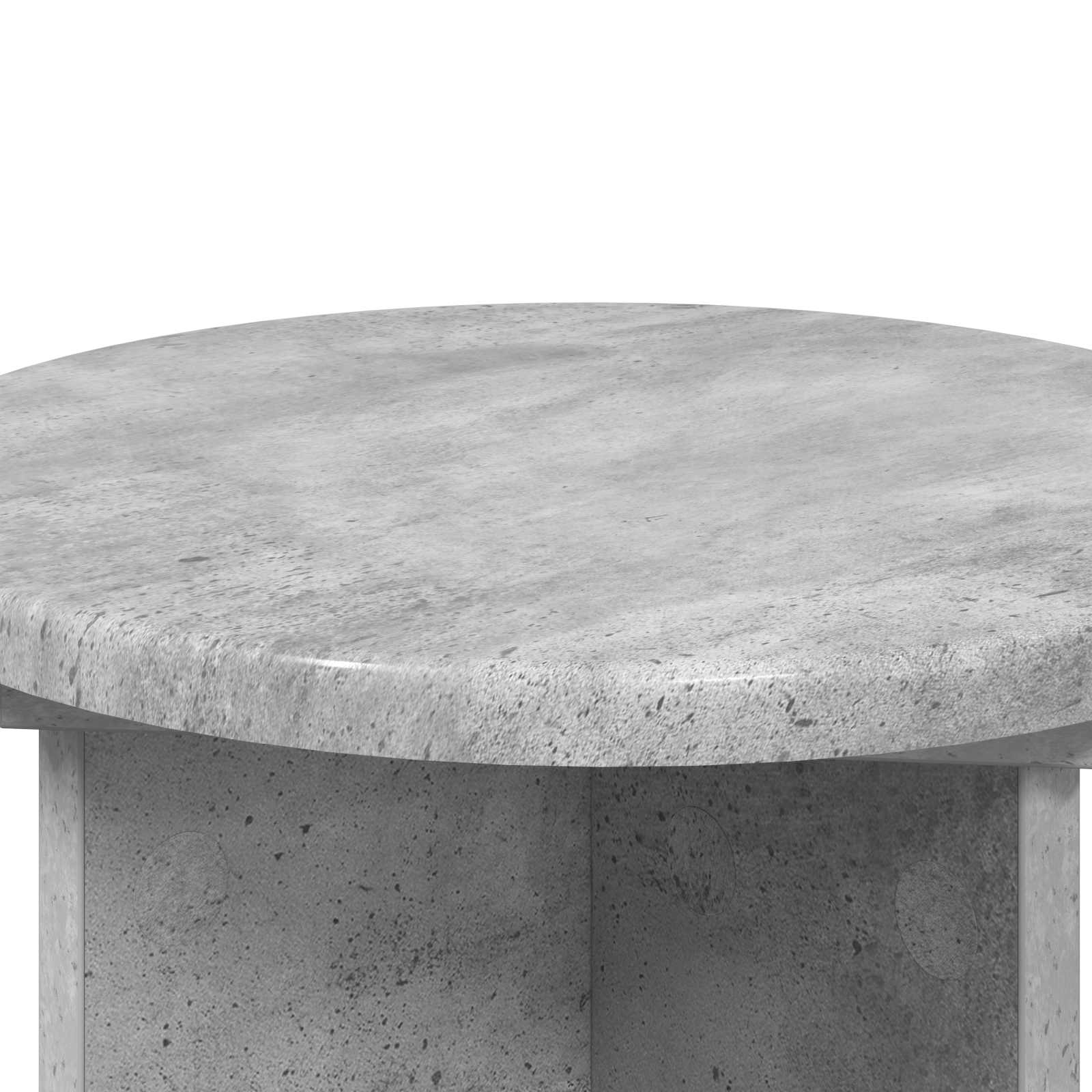 Növényállvány 2 pcs betonszürke ø29,5 x 40 cm szerelt fa