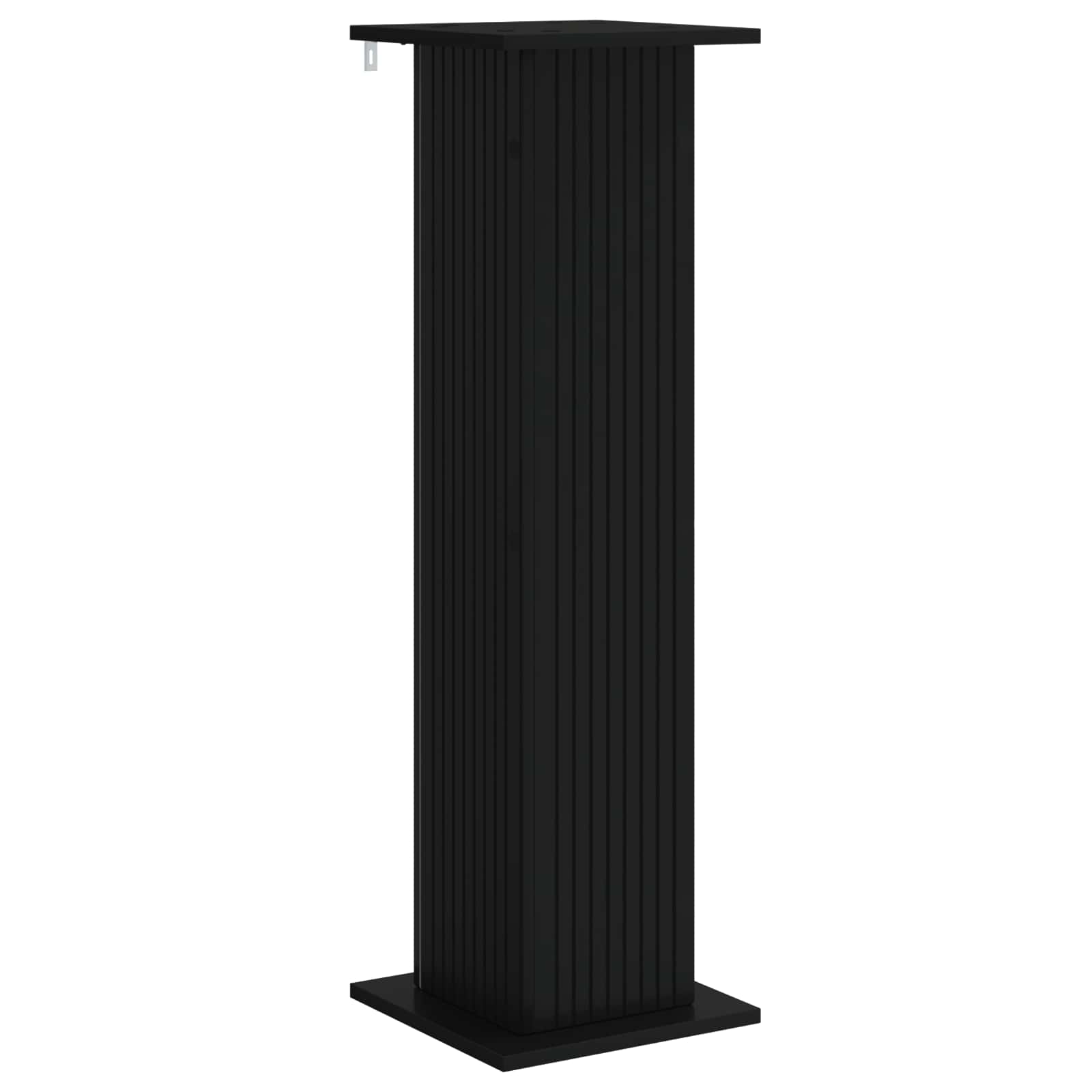 Növényállvány 2 pcs fekete 30,5 x 30 x 100,5 cm szerelt fa