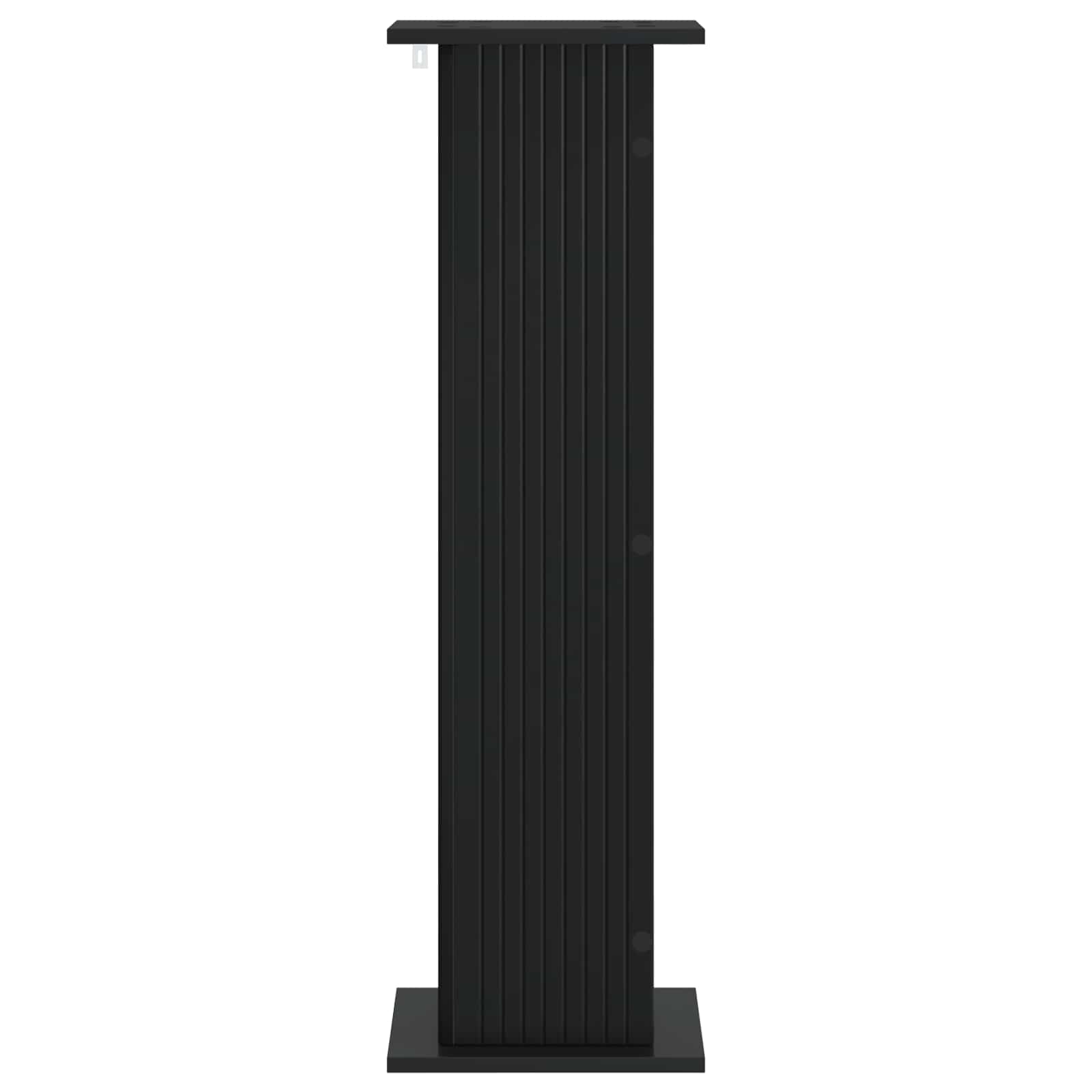 Növényállvány 2 pcs fekete 30,5 x 30 x 100,5 cm szerelt fa