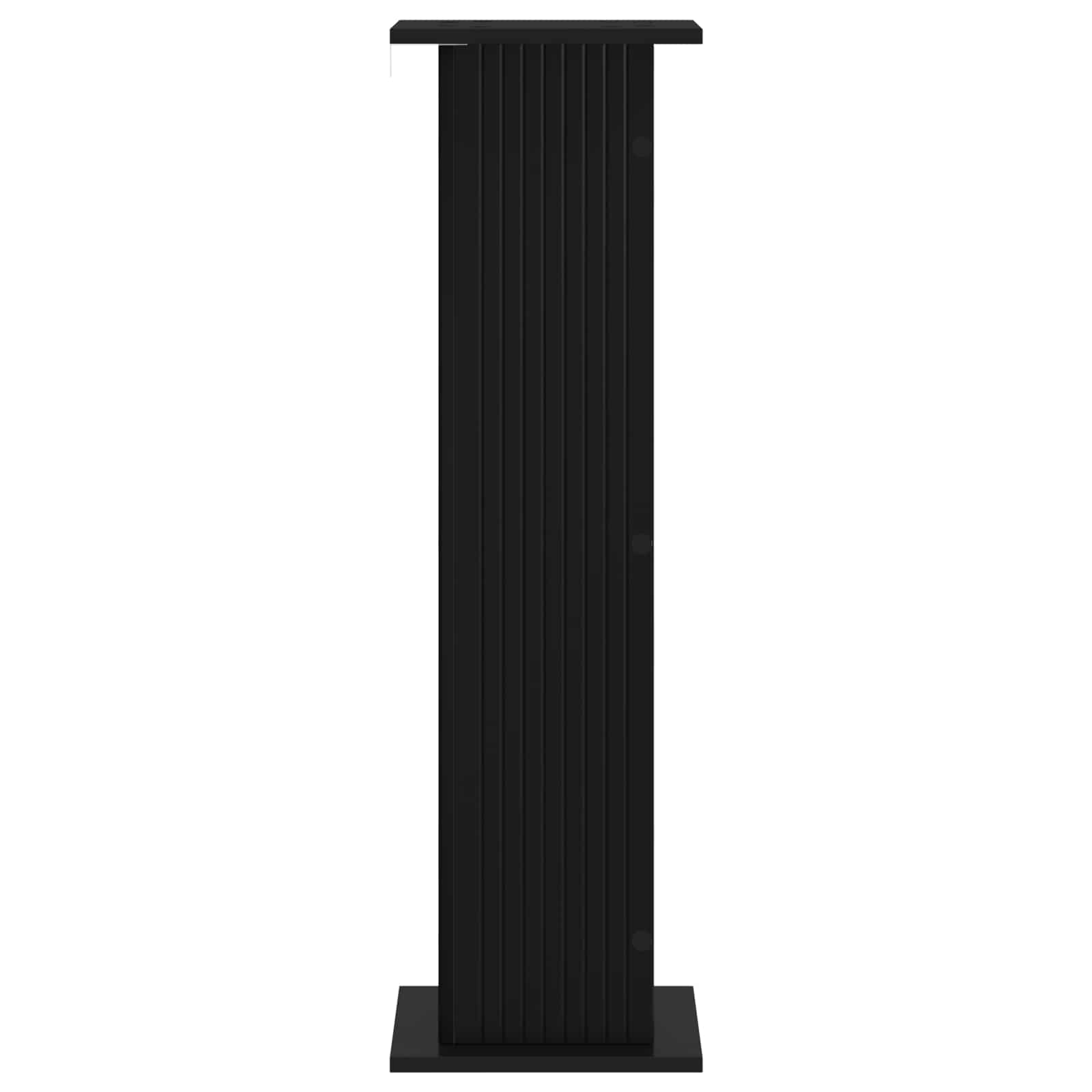 Növényállvány 2 pcs fekete 30,5 x 30 x 100,5 cm szerelt fa