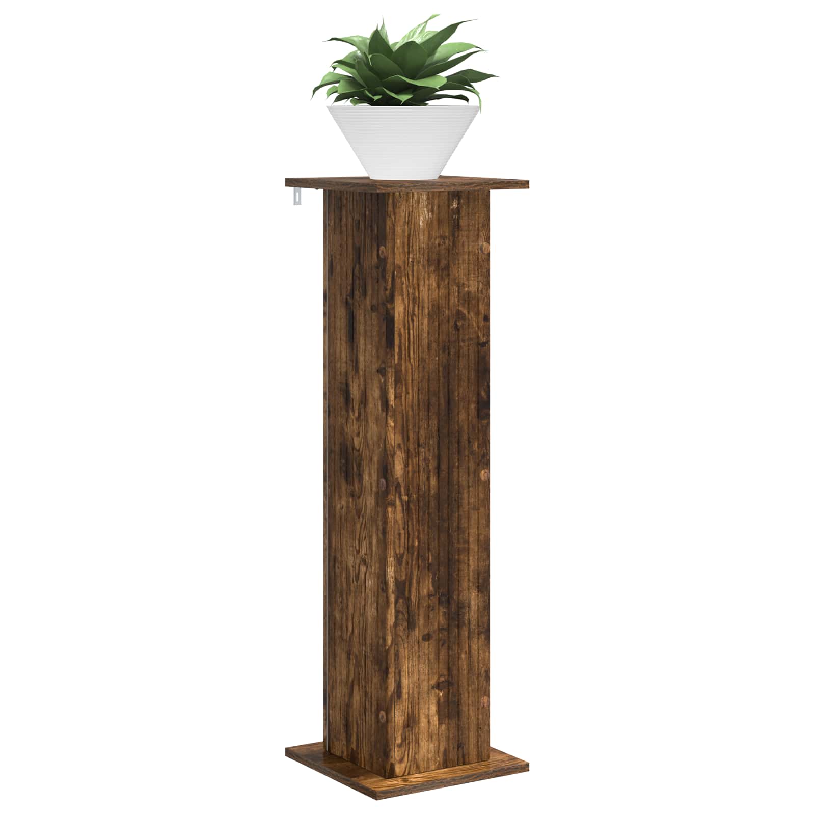 Növényállvány füstös tölgy 30,5 x 30 x 100,5 cm szerelt fa