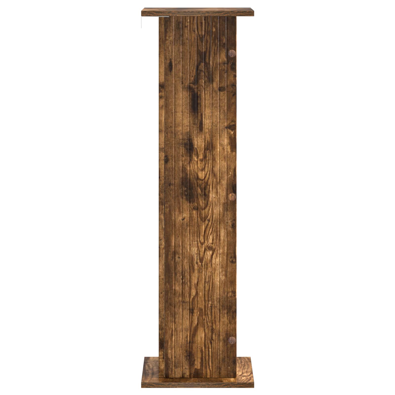Növényállvány füstös tölgy 30,5 x 30 x 100,5 cm szerelt fa
