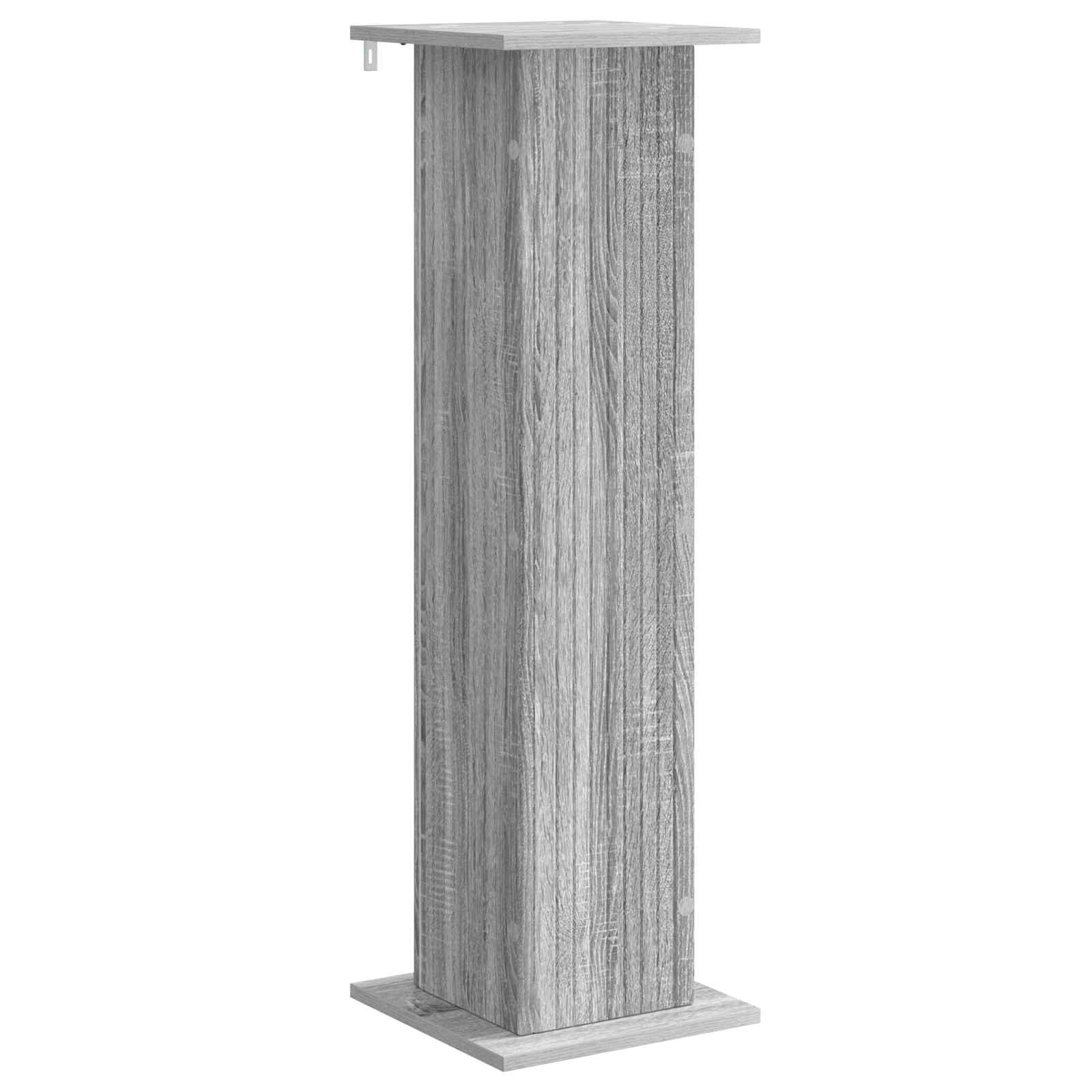 Növényállvány szürke sonoma 30,5 x 30 x 100,5 cm szerelt fa