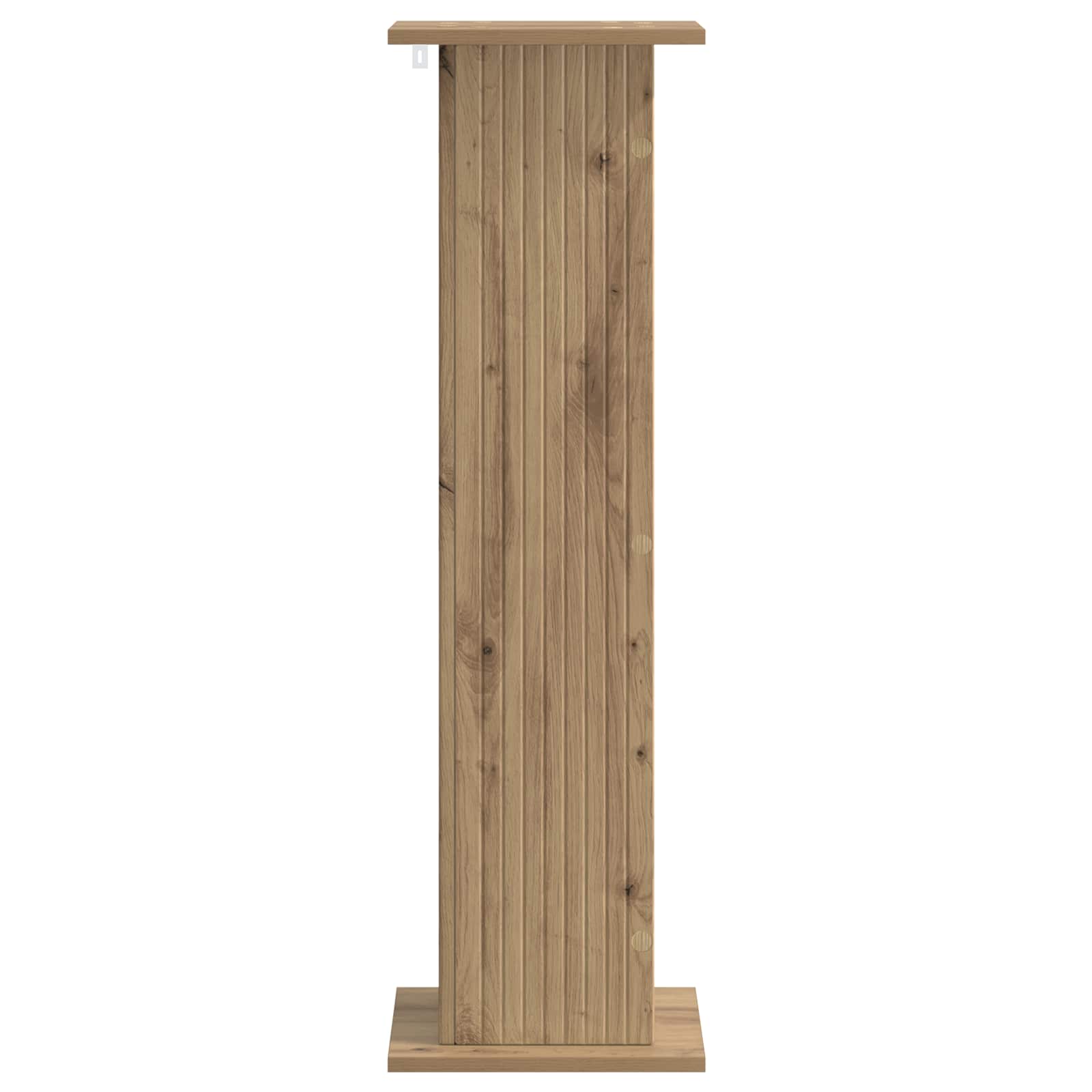 Növényállvány kézműves tölgy 30,5 x 30 x 100,5 cm szerelt fa