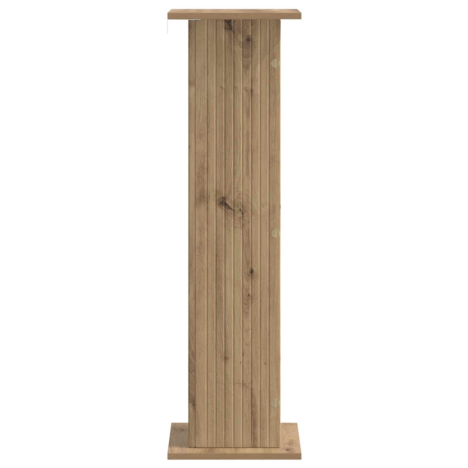 Növényállvány kézműves tölgy 30,5 x 30 x 100,5 cm szerelt fa