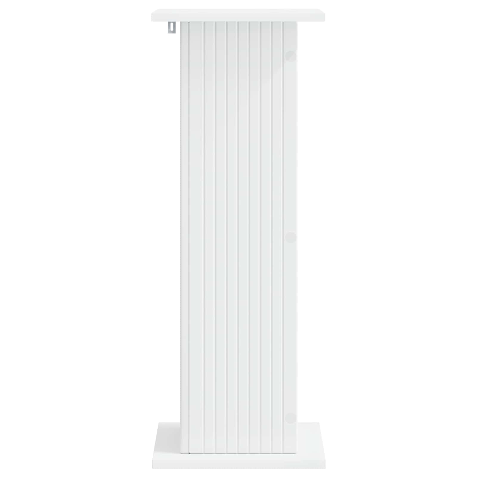 Növényállvány 2 pcs fehér 30,5 x 30 x 80,5 cm szerelt fa