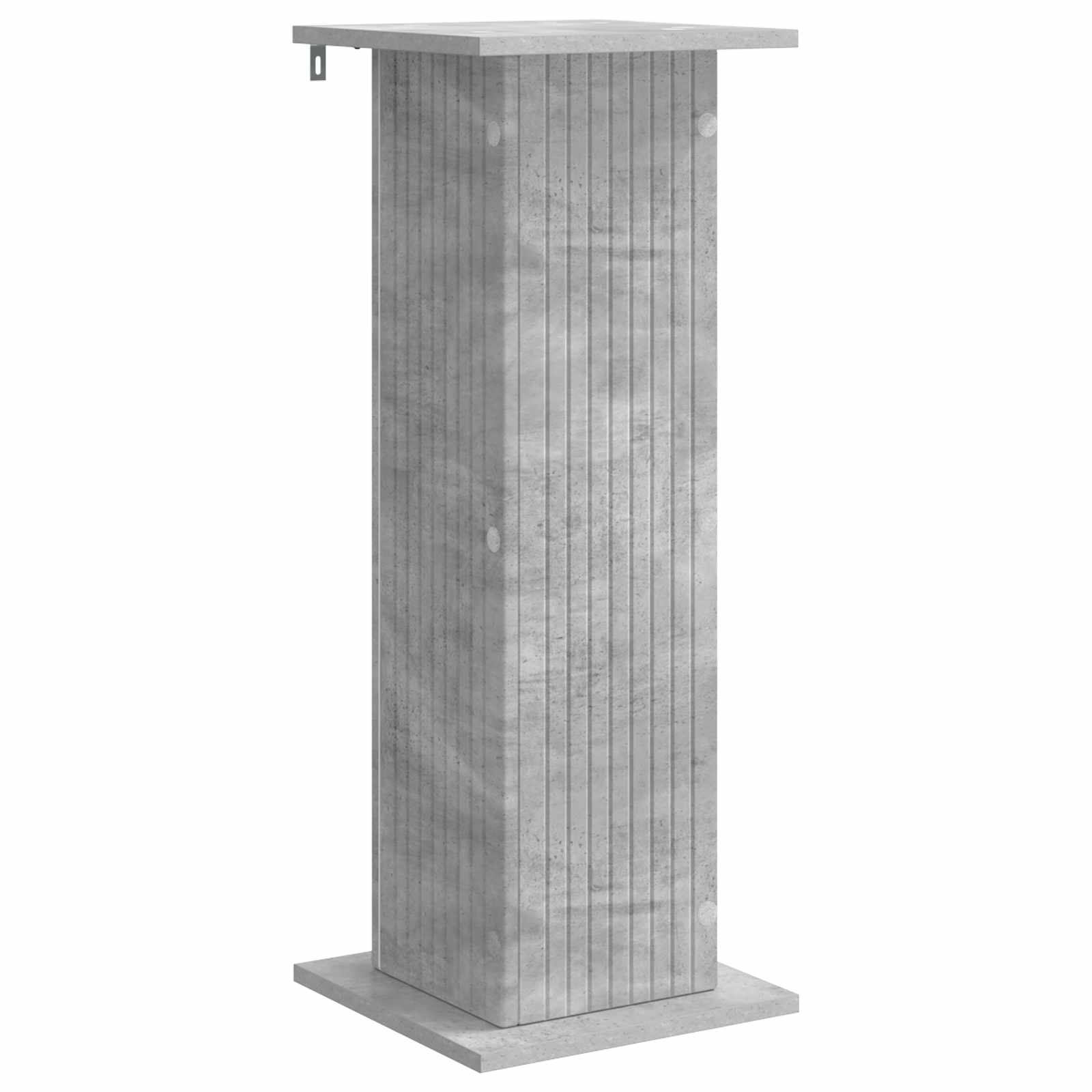 Növényállvány 2 pcs betonszürke 30,5 x 30 x 80,5 cm szerelt fa