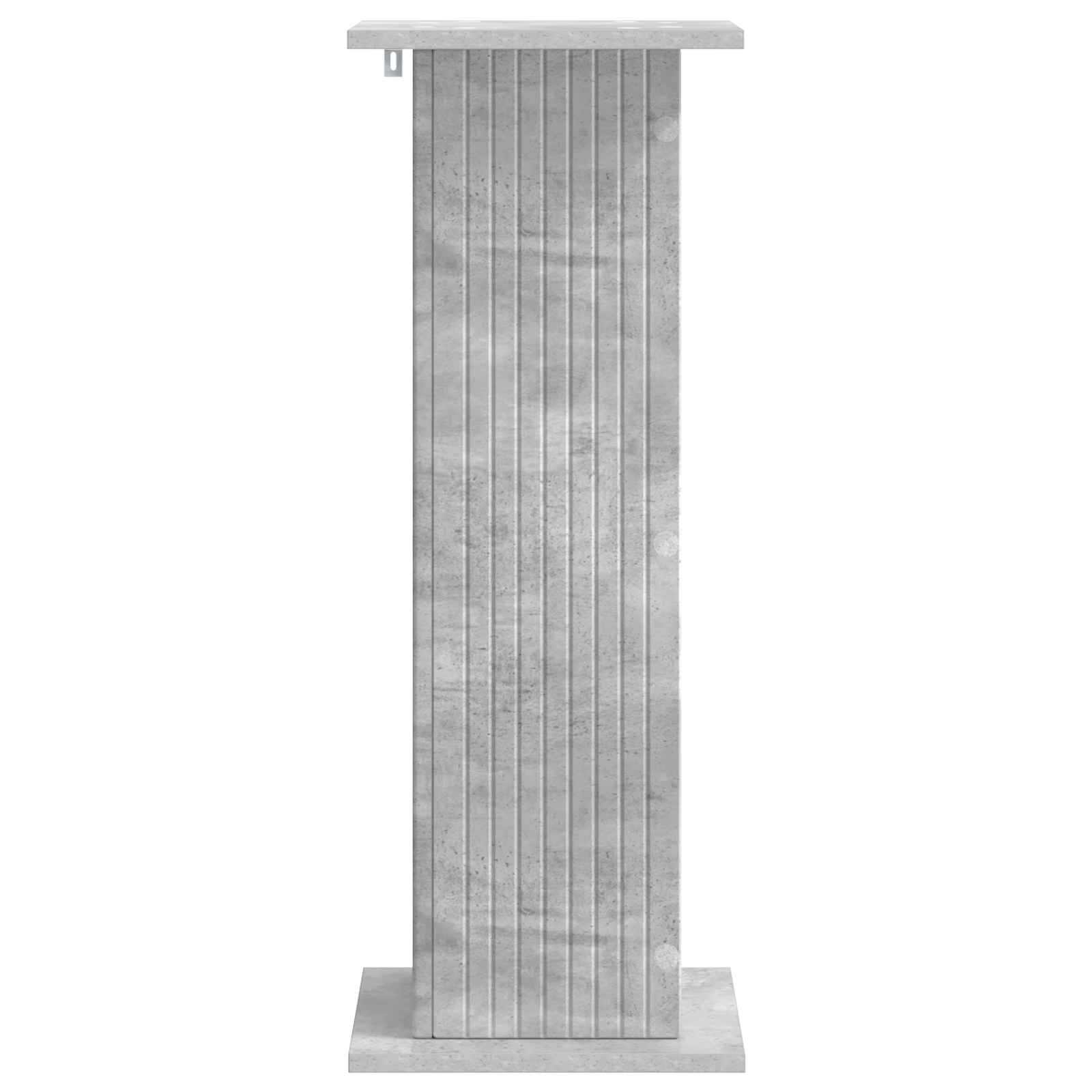 Növényállvány 2 pcs betonszürke 30,5 x 30 x 80,5 cm szerelt fa