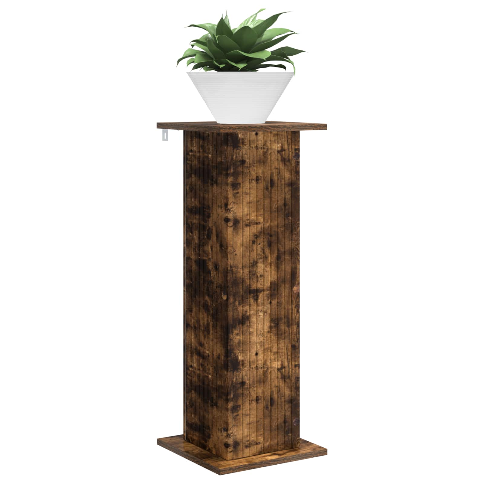 Növényállvány 2 pcs füstös tölgy 30,5 x 30 x 80,5 cm szerelt fa