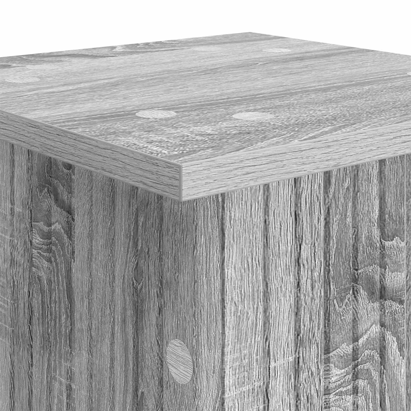 Növényállvány 2 pcs szürke sonoma 30,5 x 30 x 80,5 cm