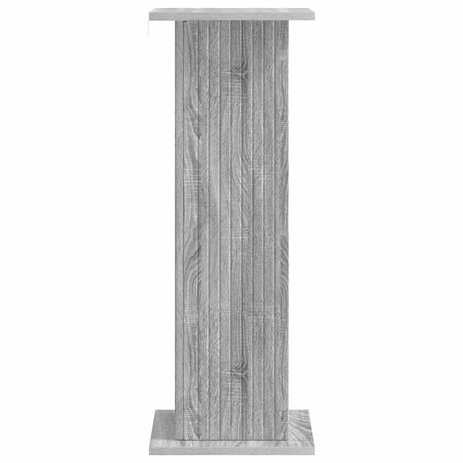 Növényállvány 2 pcs szürke sonoma 30,5 x 30 x 80,5 cm