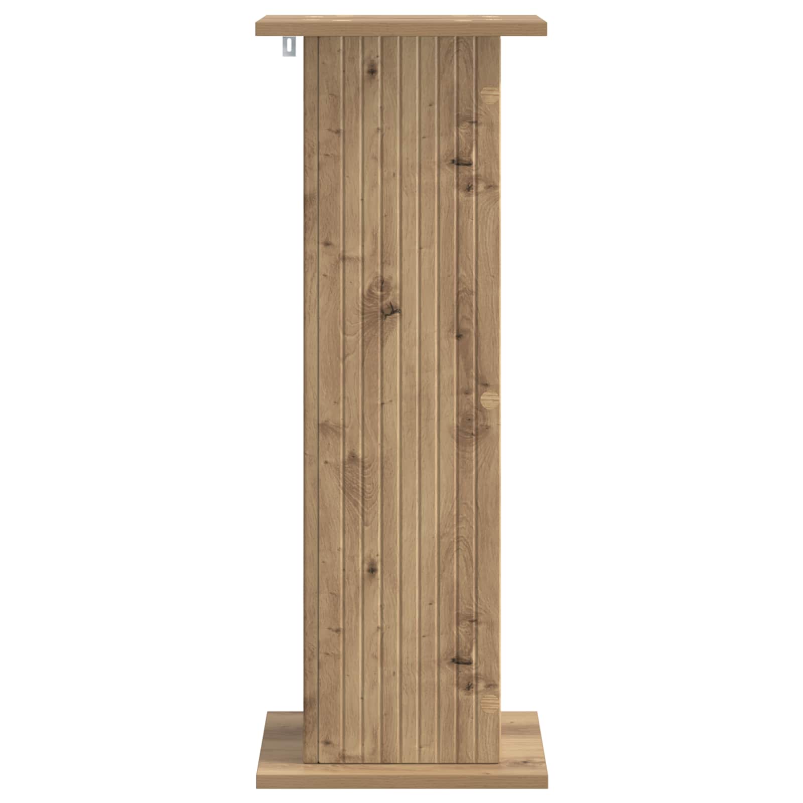 Növényállvány kézműves tölgy 30,5 x 30 x 80,5 cm szerelt fa