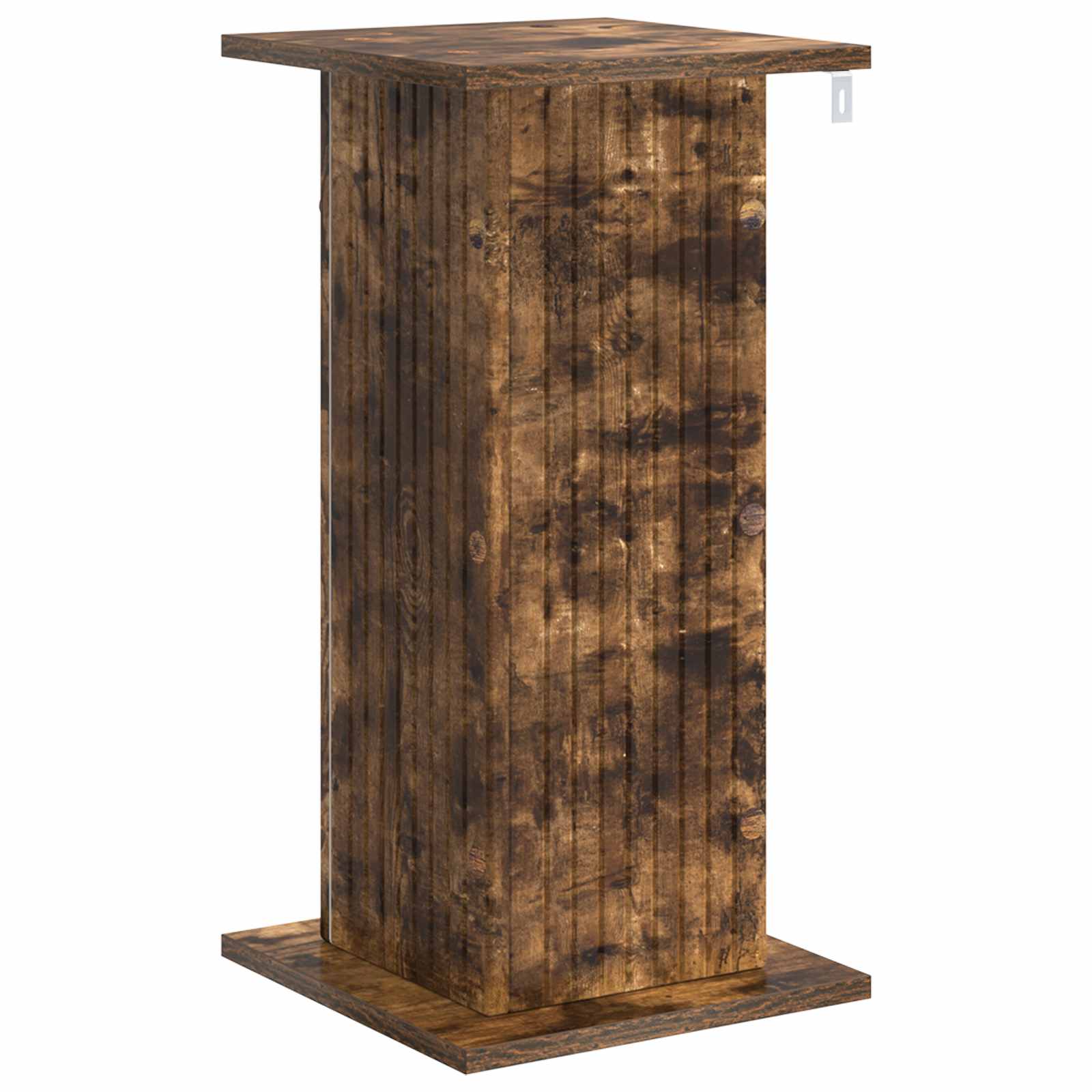 Növényállvány 2 pcs füstös tölgy 30,5 x 30 x 60,5 cm szerelt fa