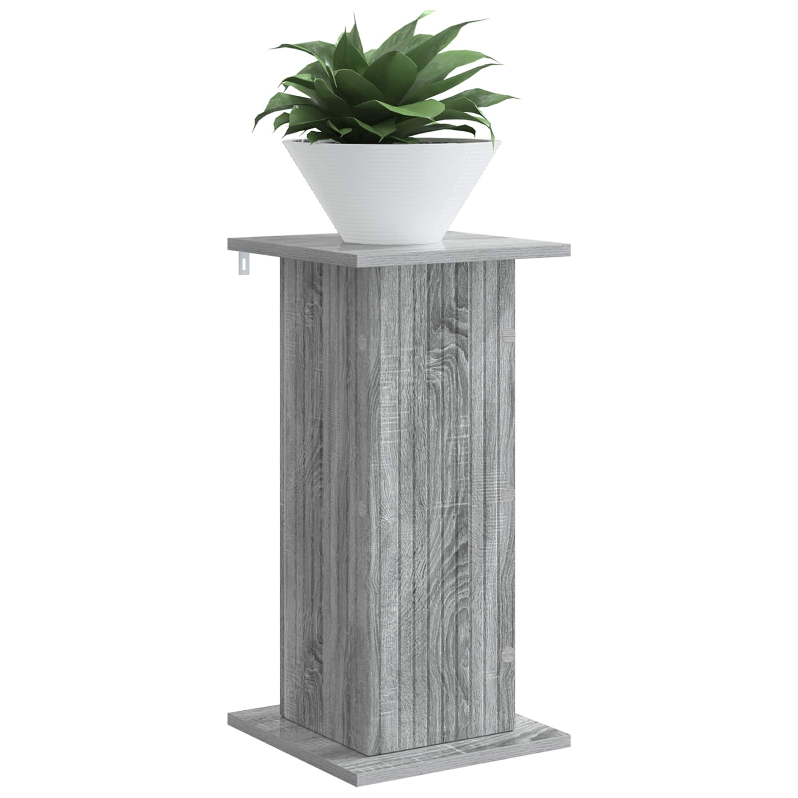 Növényállvány szürke sonoma 30,5 x 30 x 60,5 cm szerelt fa