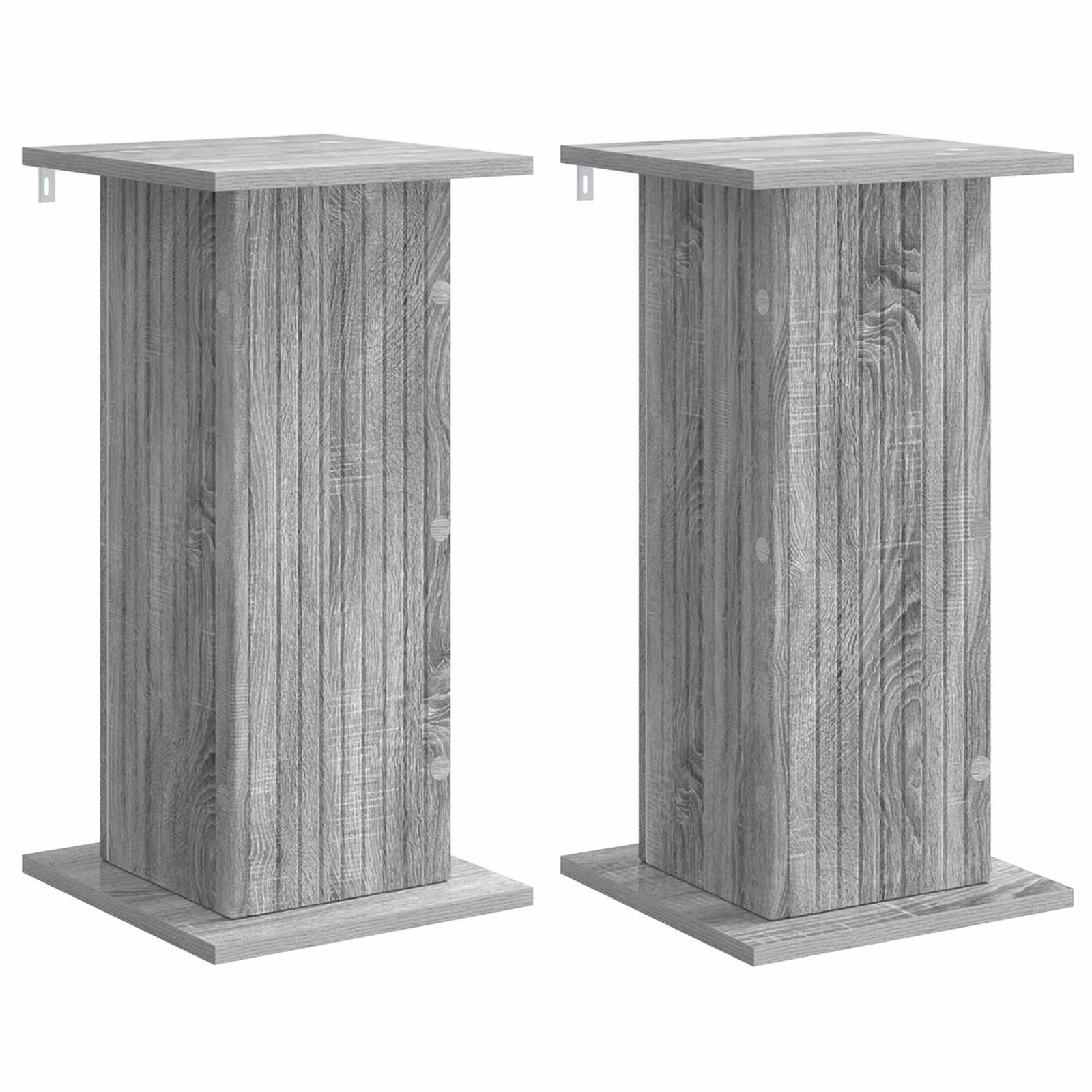Növényállvány 2 pcs szürke sonoma 30,5 x 30 x 60,5 cm