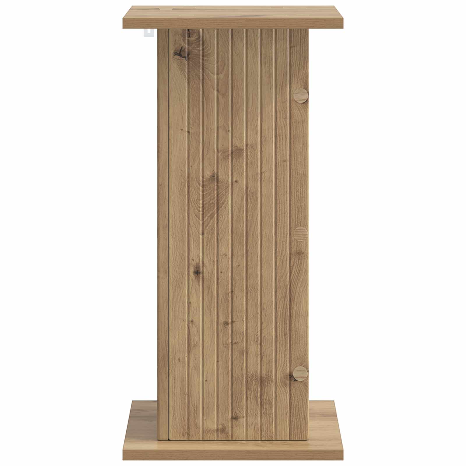 Növényállvány kézműves tölgy 30,5 x 30 x 60,5 cm szerelt fa