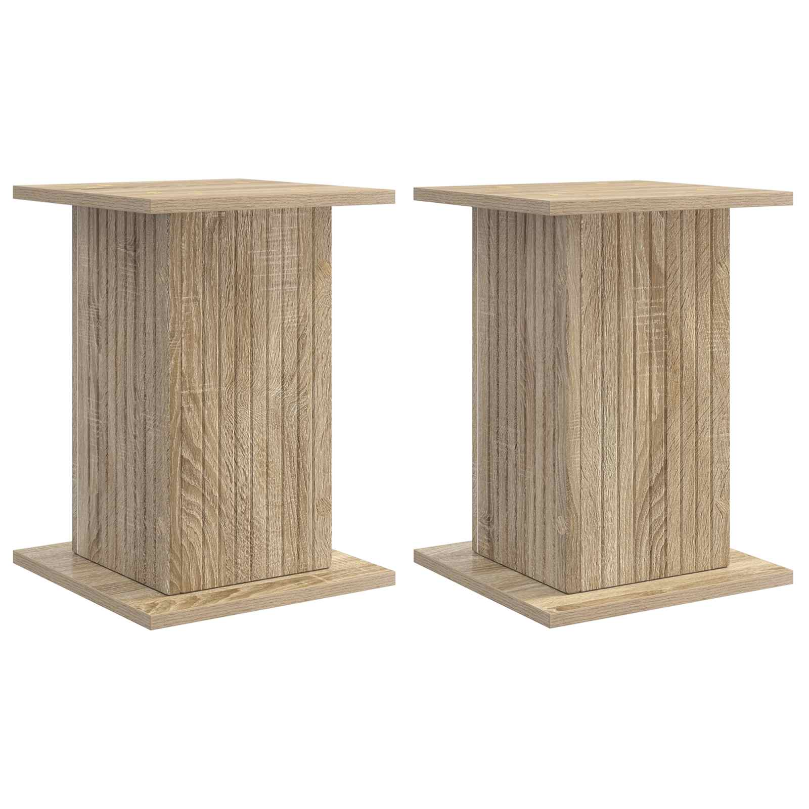 Növényállvány 2 pcs sonoma tölgy 30,5 x 30 x 43 cm szerelt fa