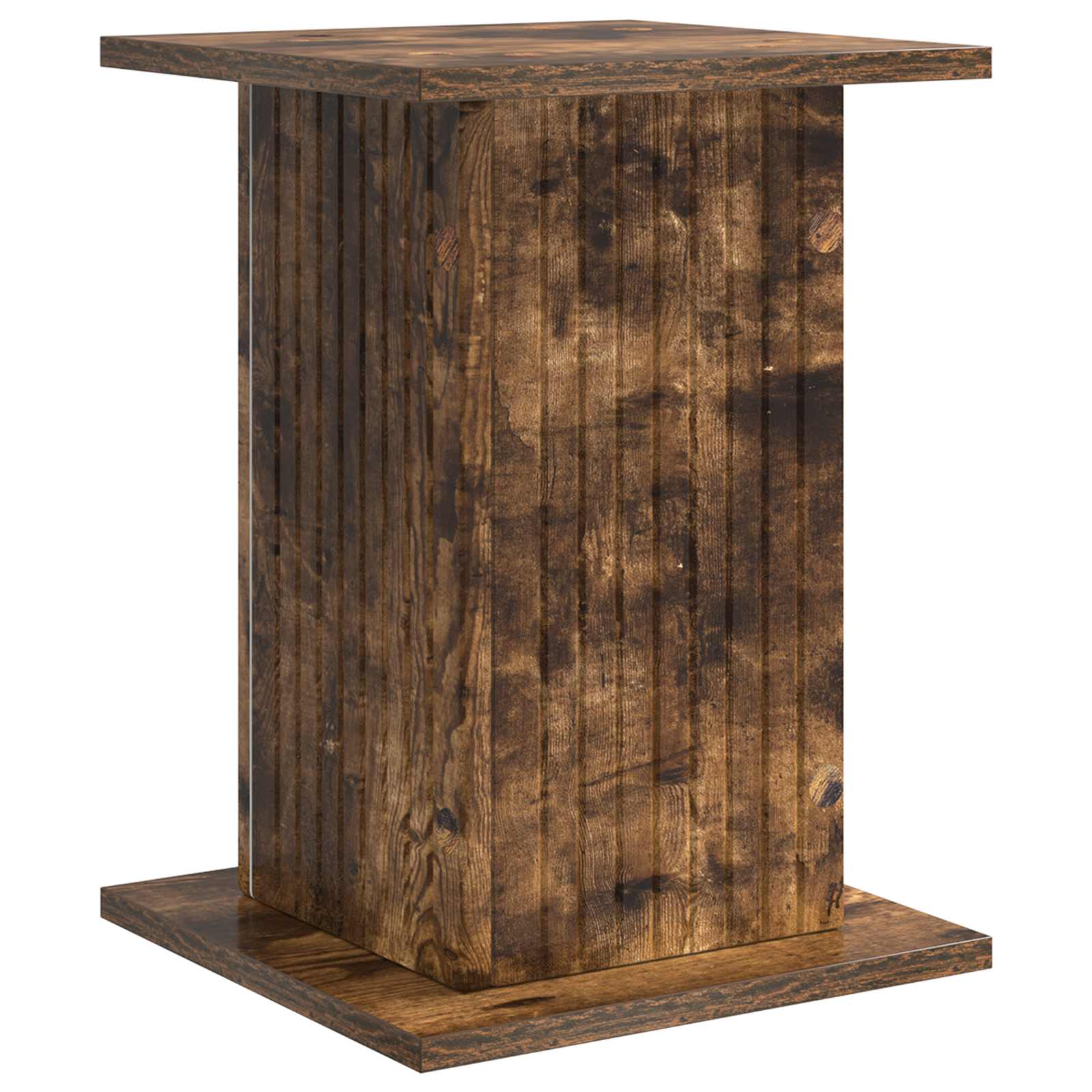 Növényállvány 2 pcs füstös tölgy 30,5 x 30 x 43 cm szerelt fa