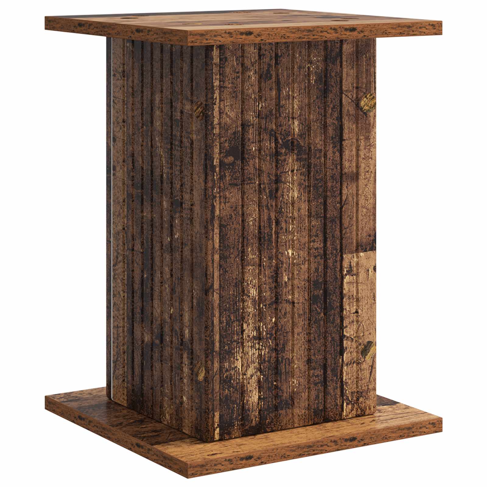 Növényállvány 2 pcs antik fa 30,5 x 30 x 43 cm szerelt fa