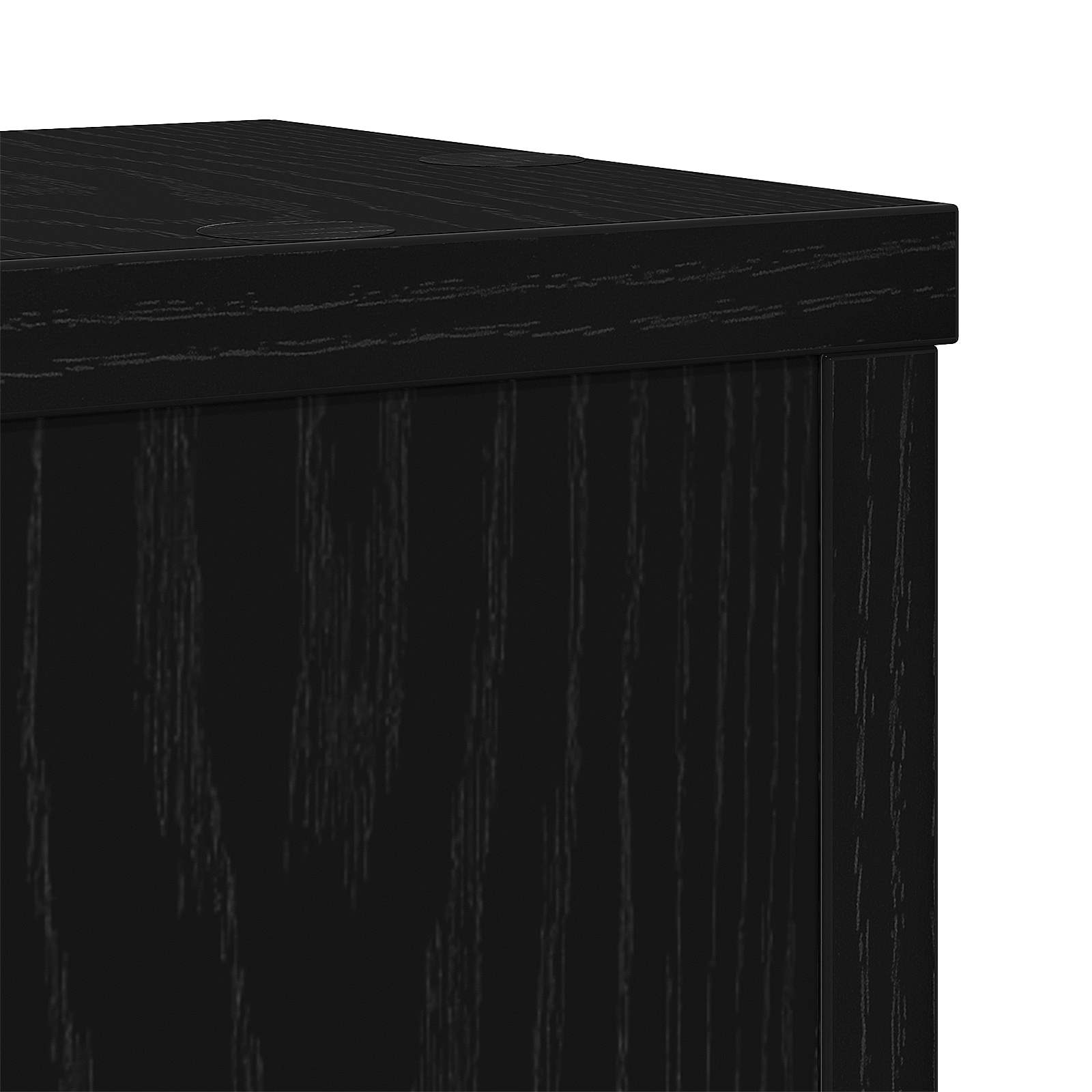 Növényállvány 2 pcs fekete tölgy 15 x 15 x 20 cm faanyag