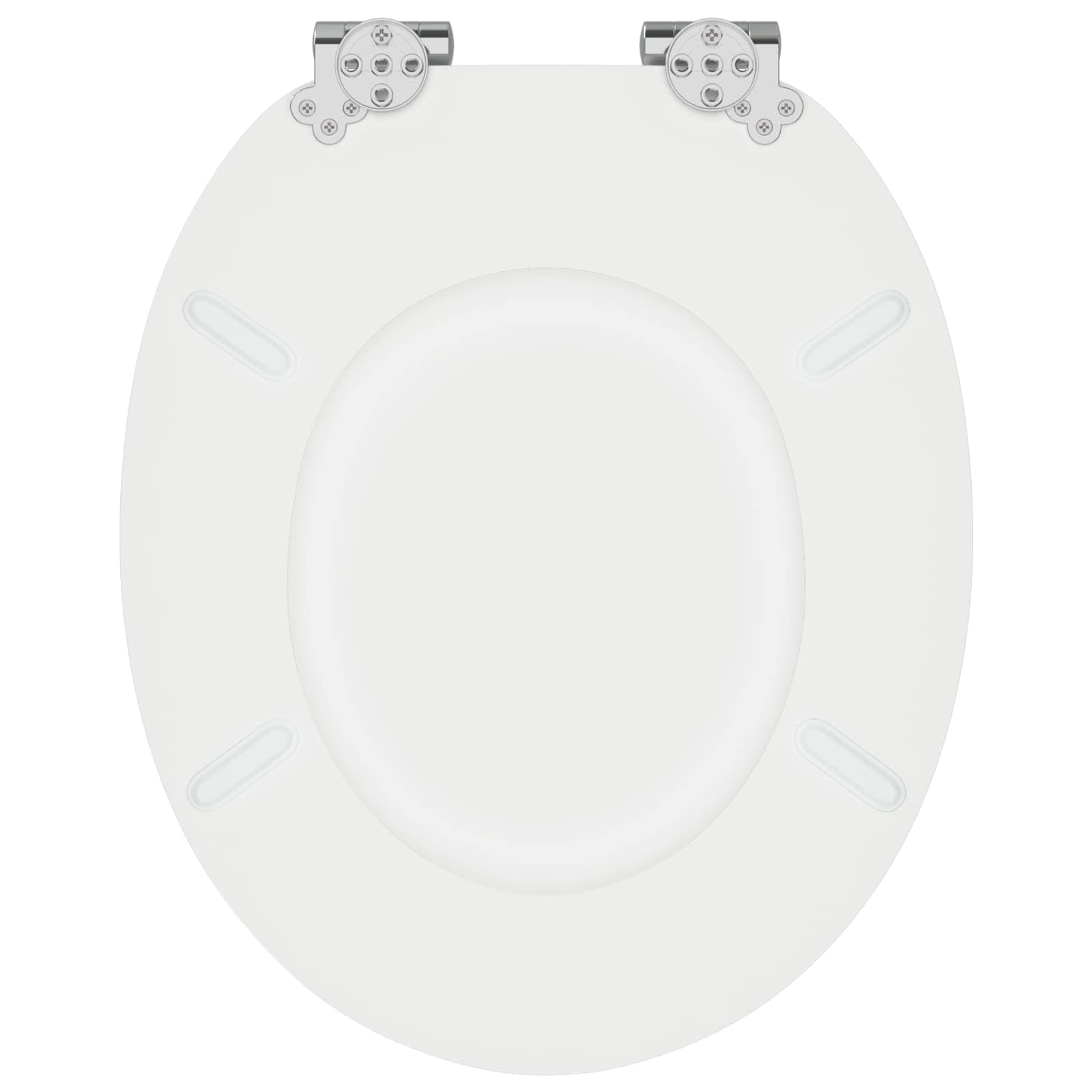 Wc ülőke 2 pcs fehér 44 x 38 cm mdf lap