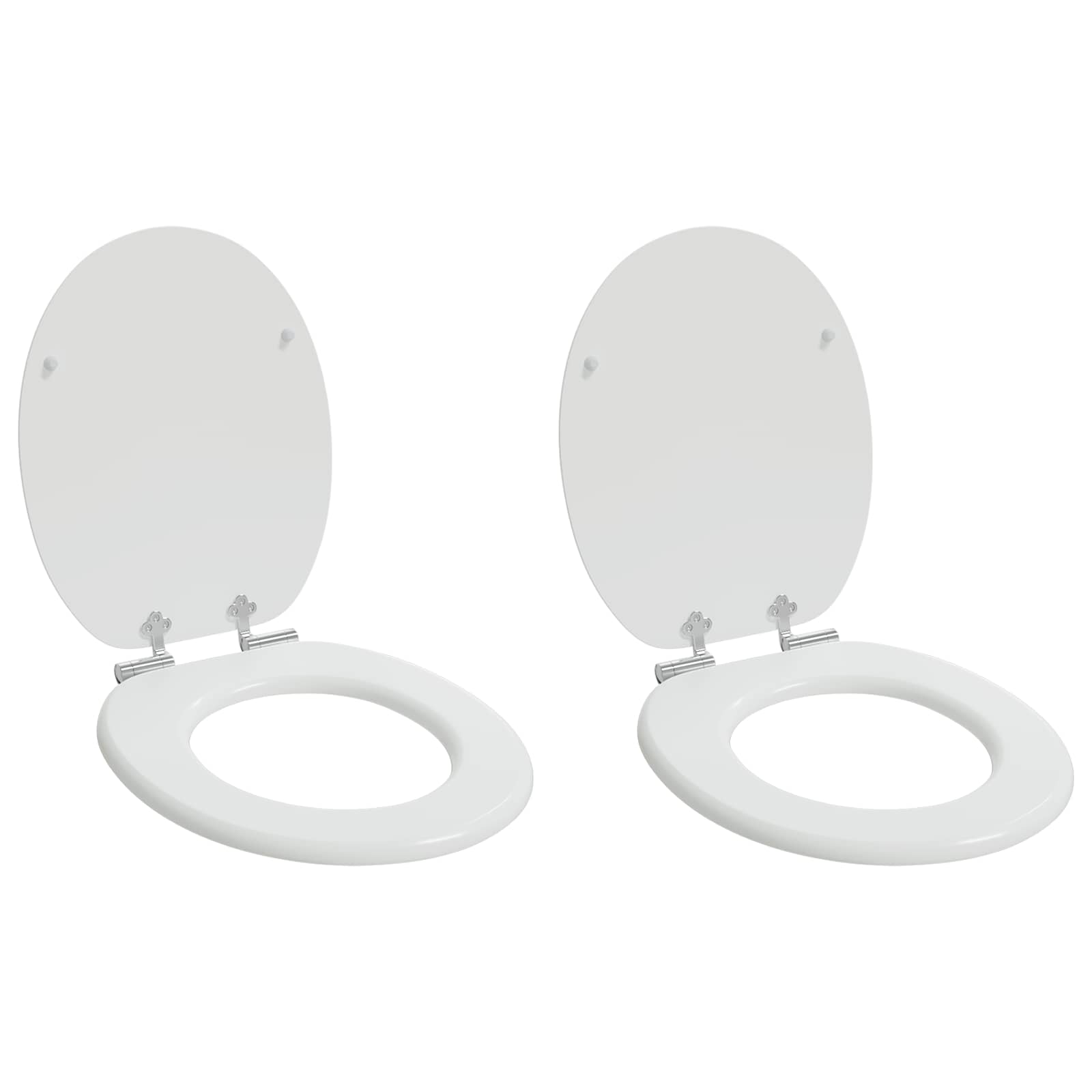 Wc ülőke 2 pcs fehér 44 x 38 cm mdf lap