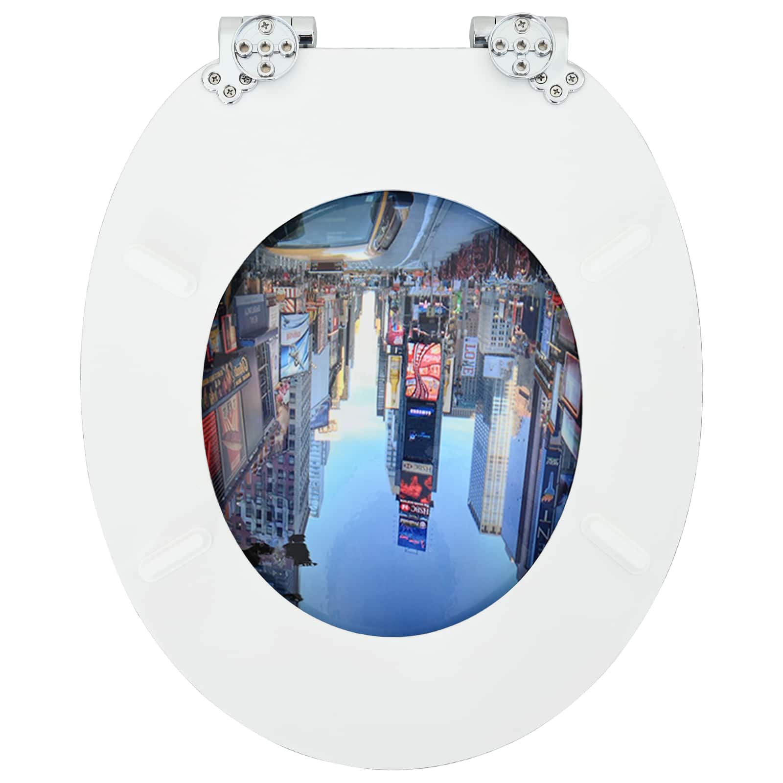 Wc ülőke 2 pcs sokszínű 43,8 x 37,8 cm mdf lap