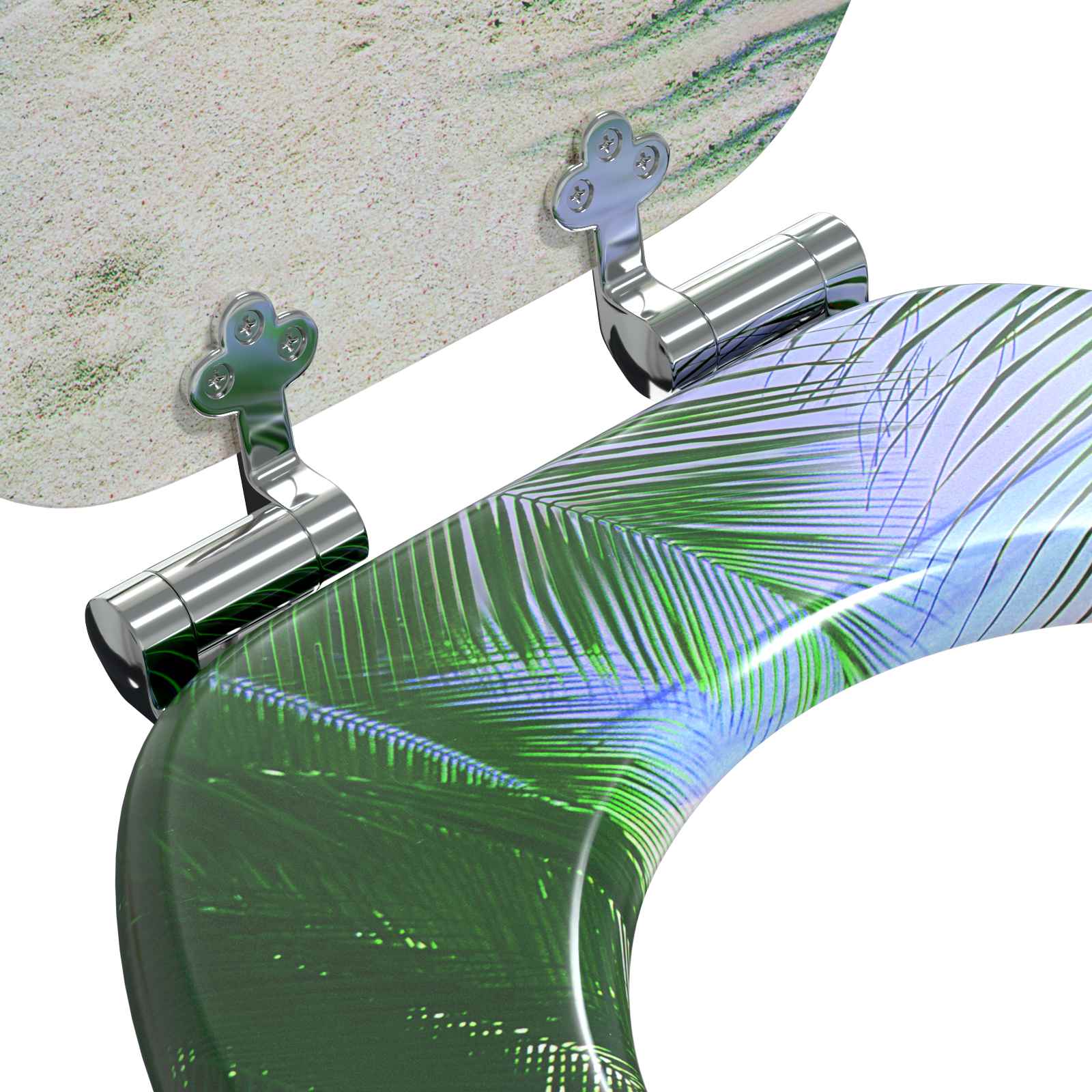 Wc ülőke 2 pcs zöld 43,8 x 37,8 cm mdf lap