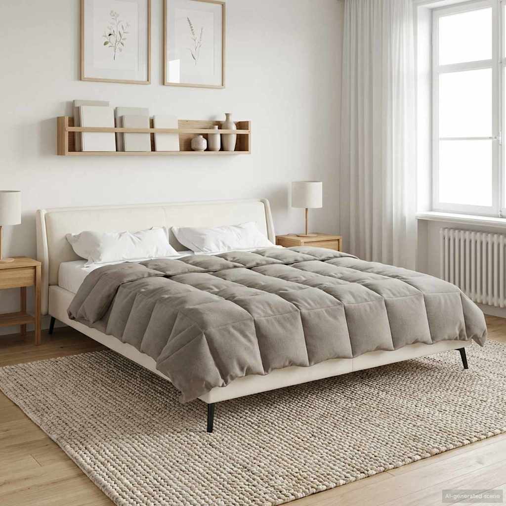 Téli takaró sövényes zöld 200 x 220 cm mikroszál