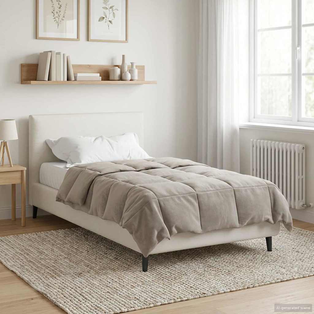 Téli takaró sövényes krém 140 x 220 cm mikroszál