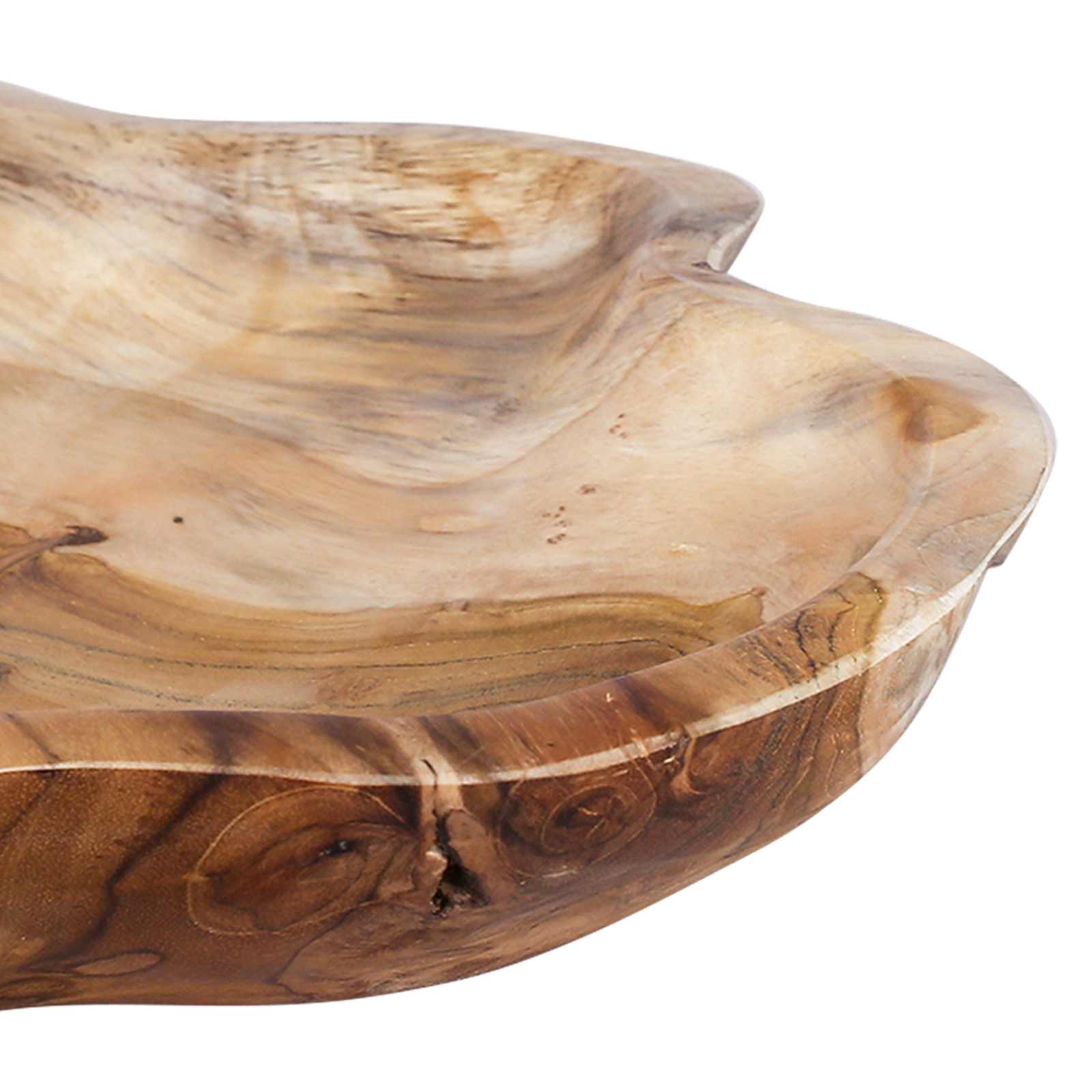 Gyümölcsöstál jepara teak barna ø 30 cm tömör teakfa