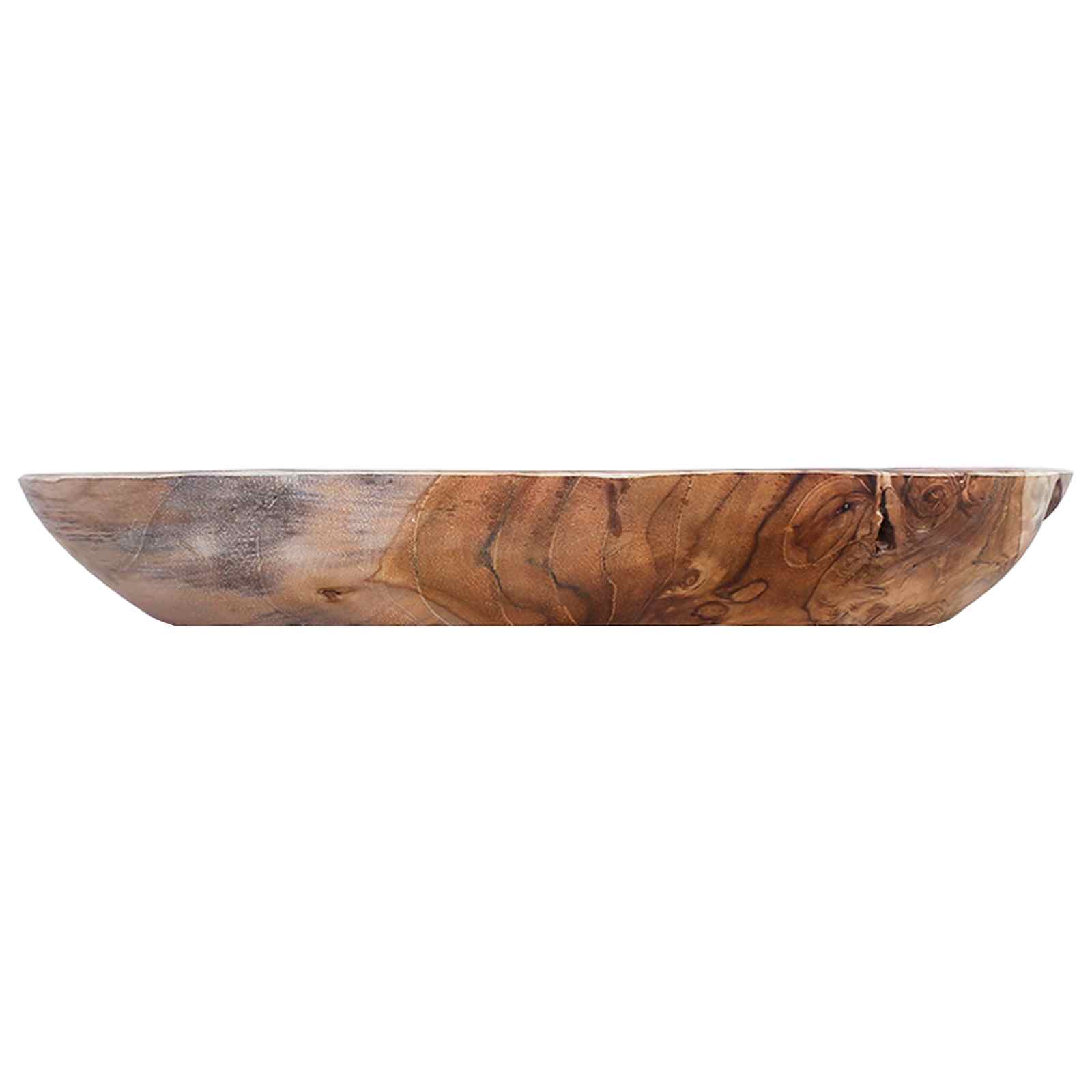 Gyümölcsöstál jepara teak barna ø 30 cm tömör teakfa