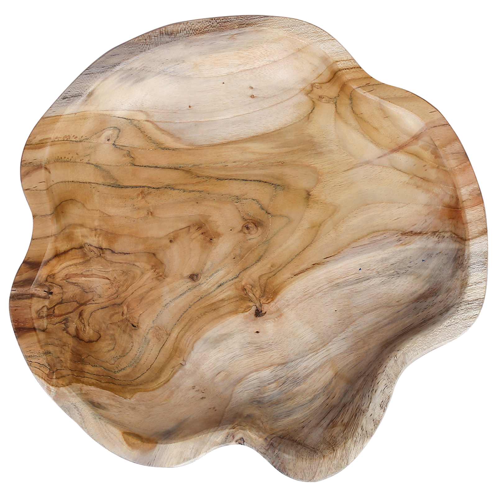 Gyümölcsöstál jepara teak barna ø 30 cm tömör teakfa