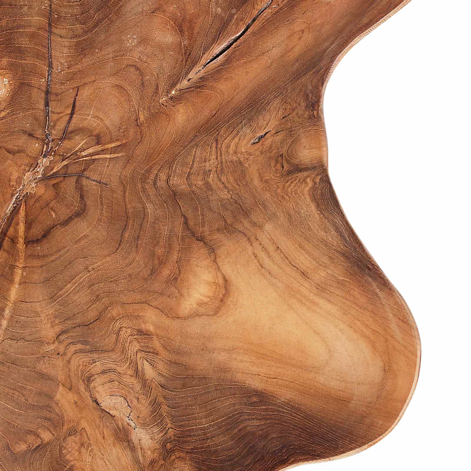 Gyümölcsöstál jepara teak barna ø 40 cm tömör teakfa
