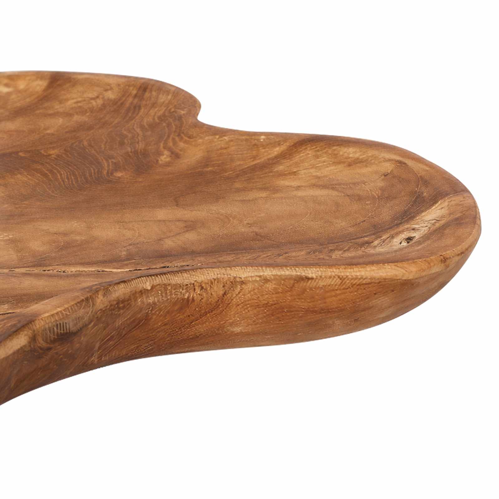 Gyümölcsöstál jepara teak barna ø 40 cm tömör teakfa