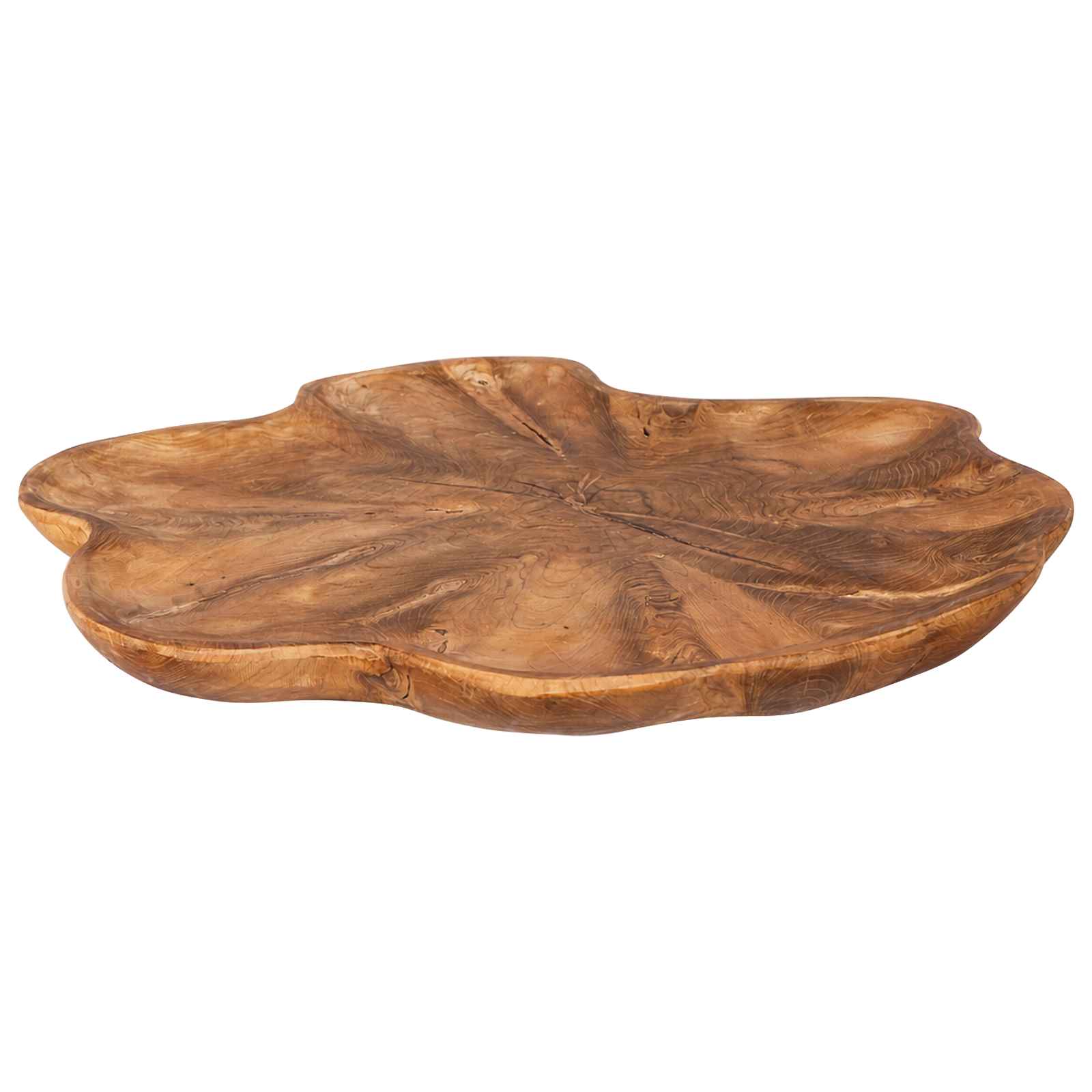 Gyümölcsöstál jepara teak barna ø 40 cm tömör teakfa