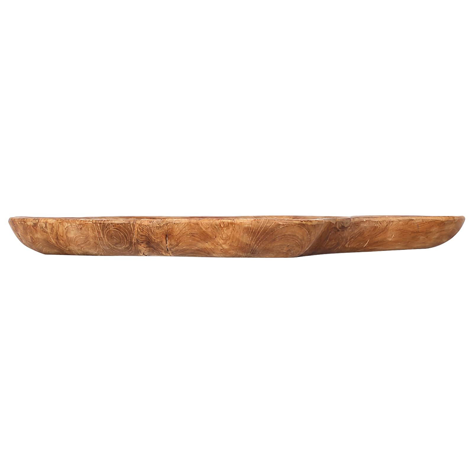 Gyümölcsöstál jepara teak barna ø 40 cm tömör teakfa