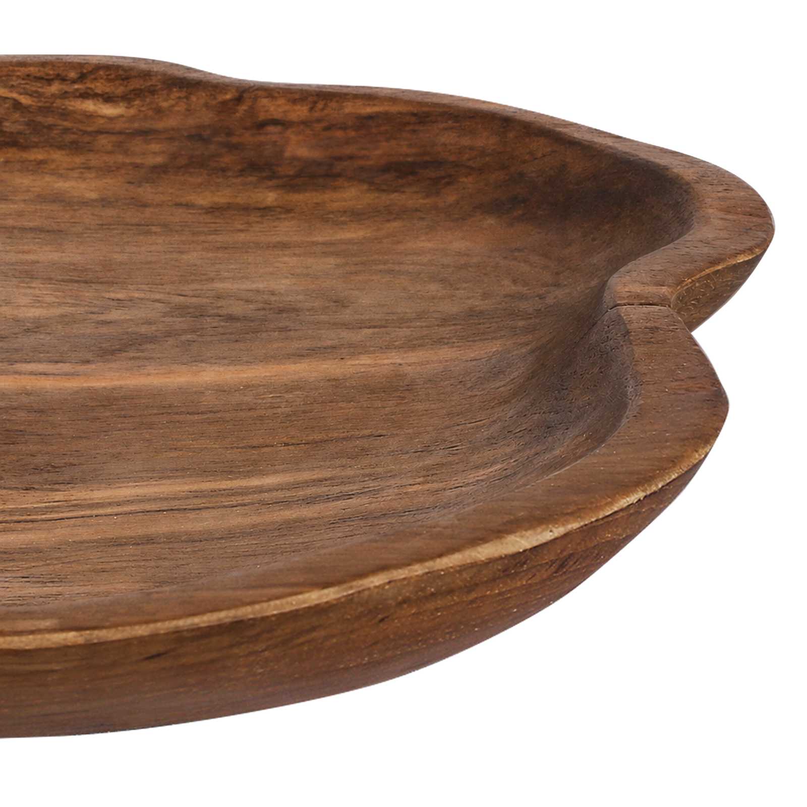Gyümölcsöstál jepara teak barna ø 50 cm tömör teakfa