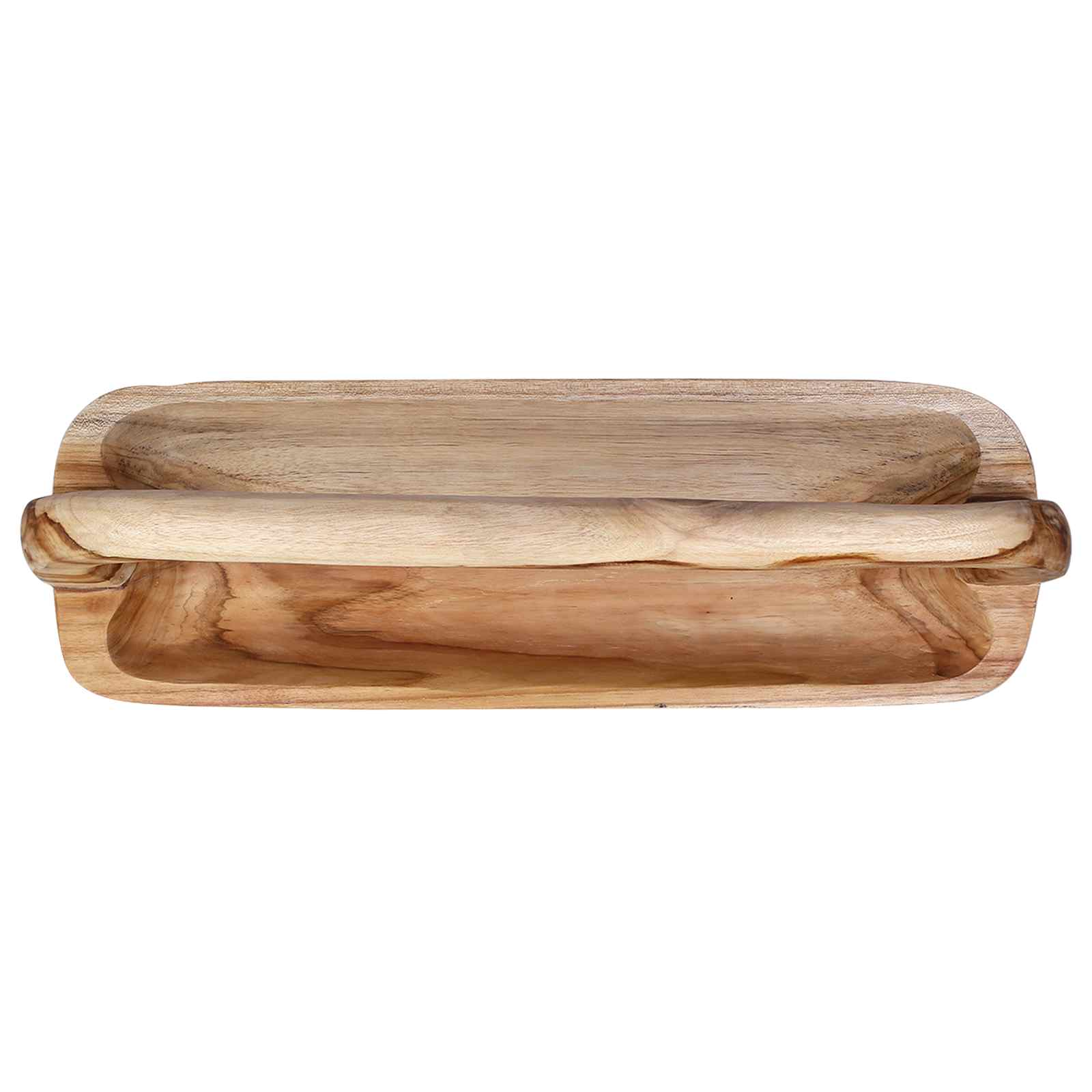Fruit bowl jepara teak brown 61 x 21 x 21 cm