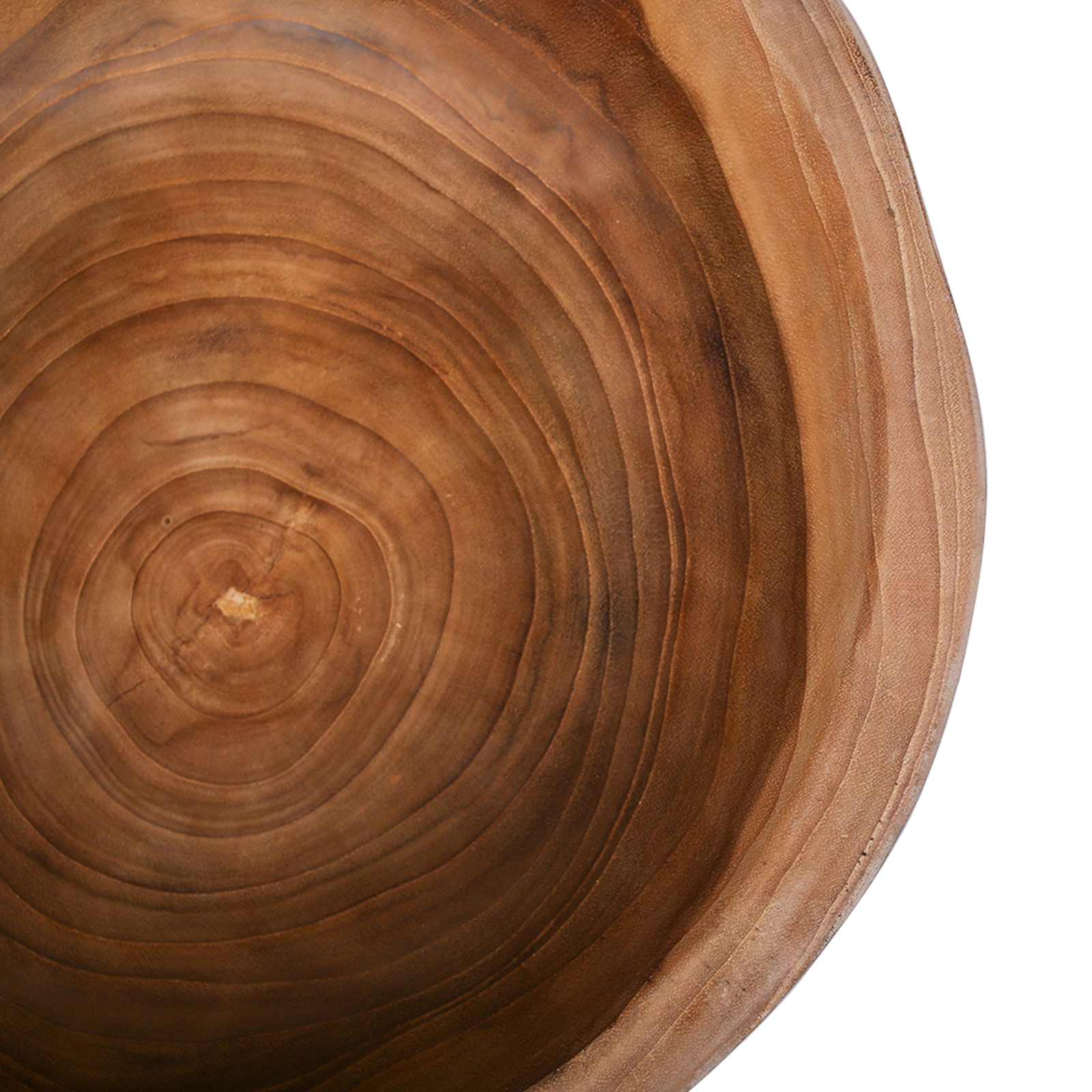 Gyümölcsöstál jepara tökéletes tömör teak barna ø 30 cm