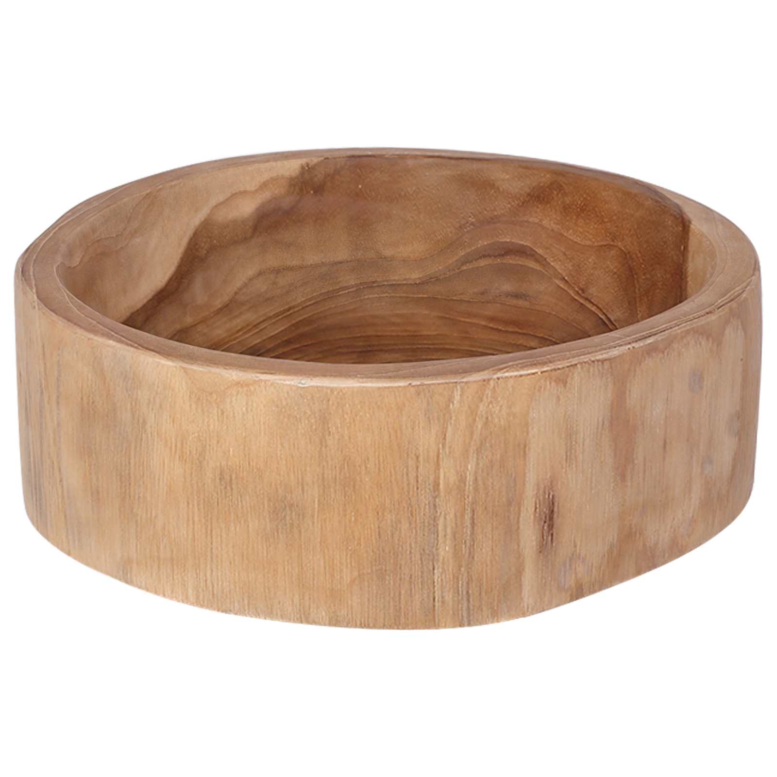 Gyümölcsöstál jepara tökéletes tömör teak barna ø 30 cm