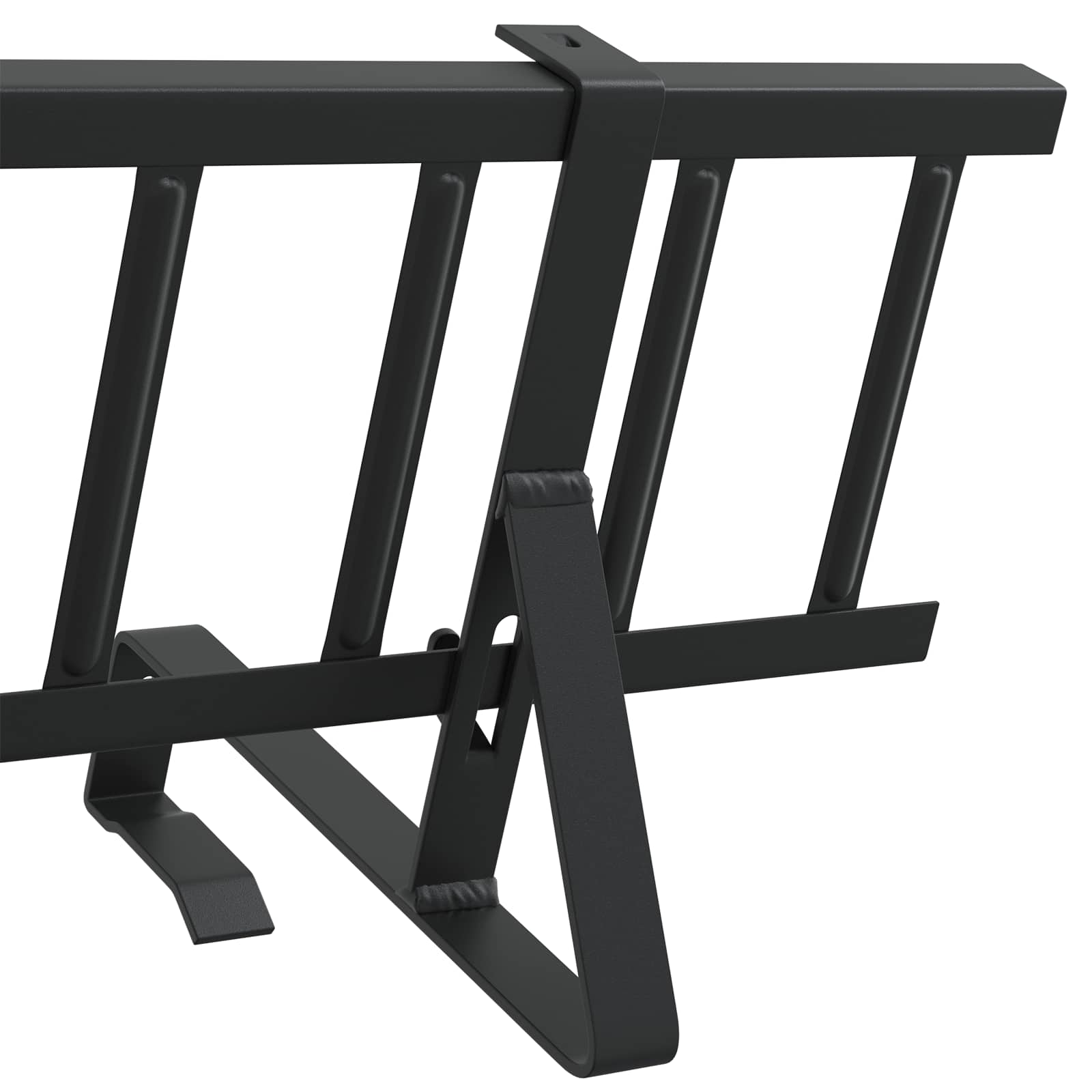 Tető havazásvédő fekete 800 x 29,5 x 34,5 cm acél