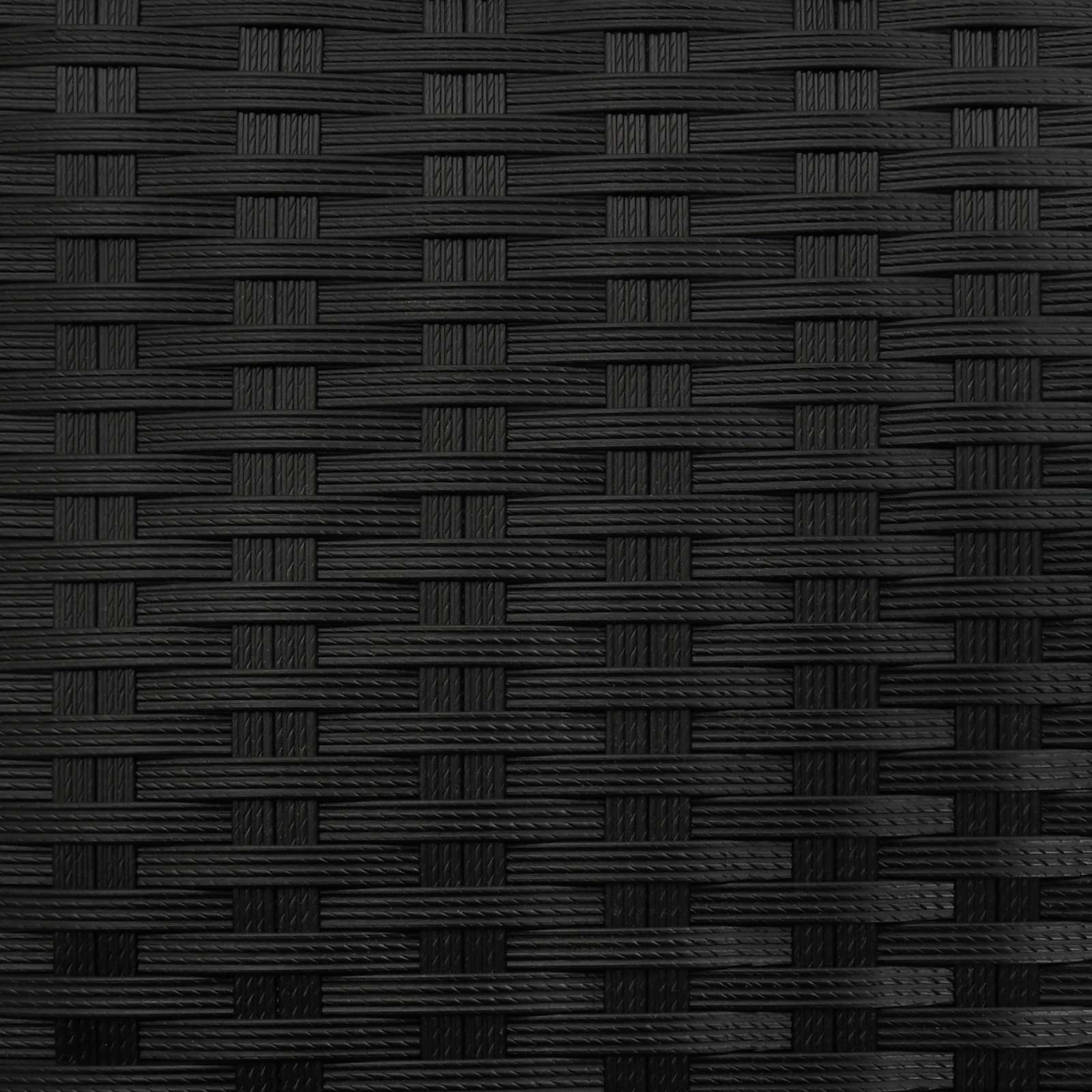 Magas virágtartó fekete 55 x 22 x 70 cm polirattan