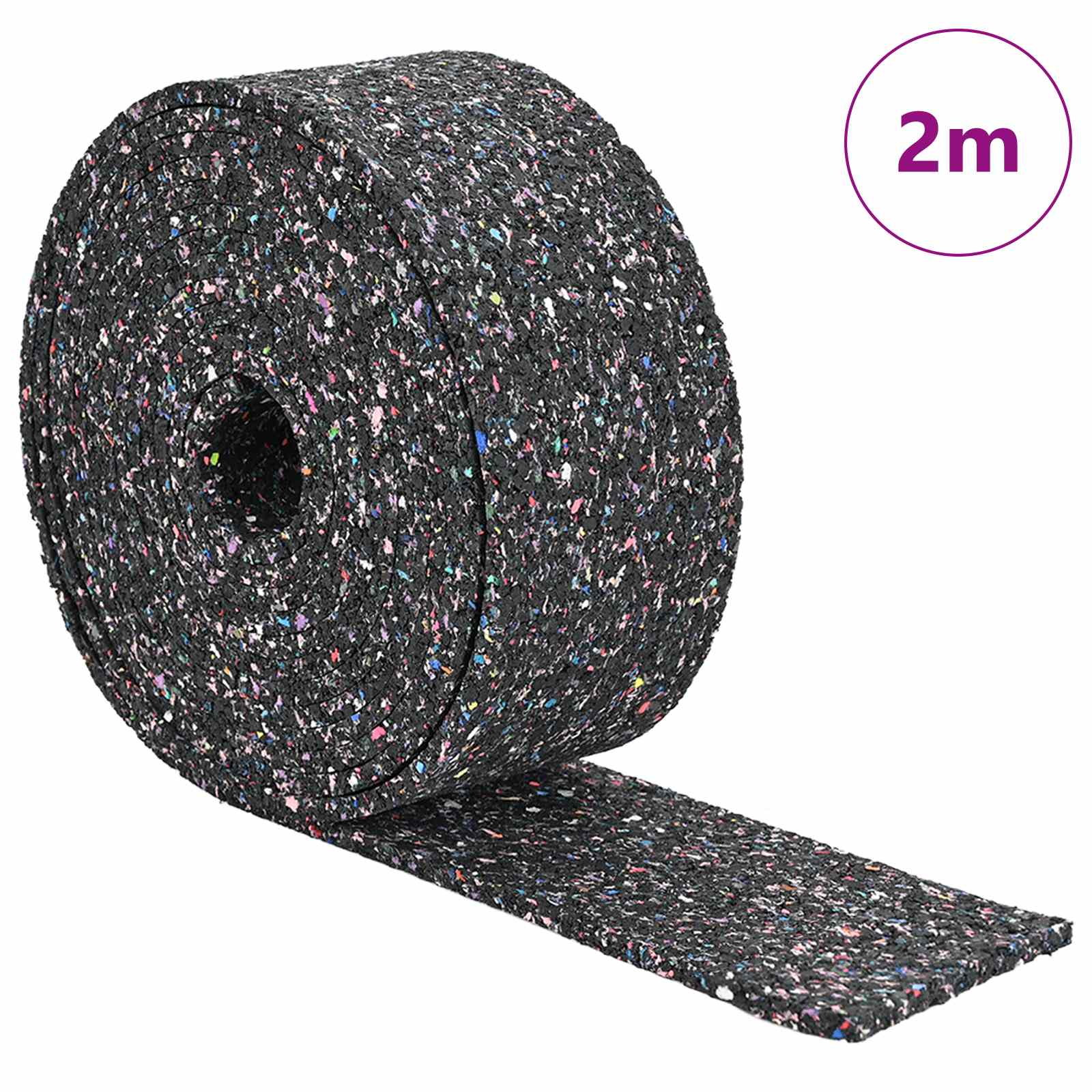 Gumi granulate tekercs fekete 200 x 5 x 0,3 cm gumi