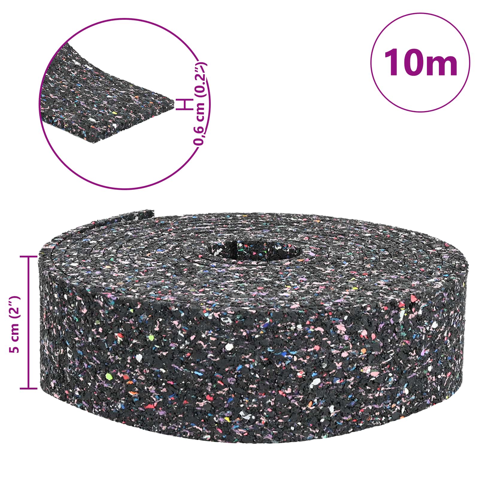 Gumi henger fekete gumi