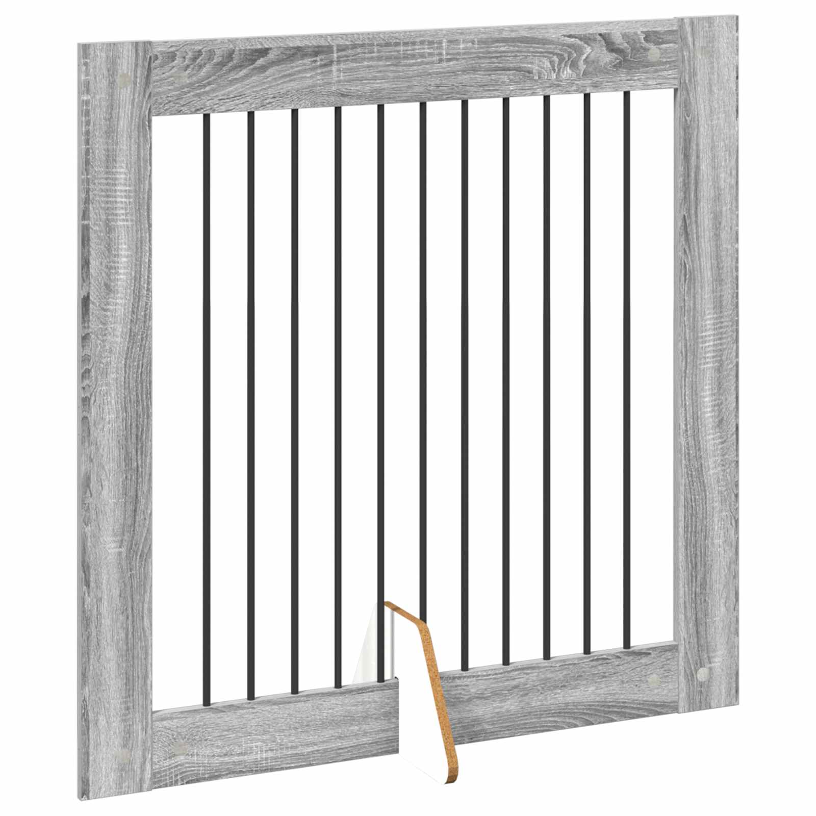 Kutyajátszó 2 pcs szürke sonoma 100 x 100 cm horganyzott acél